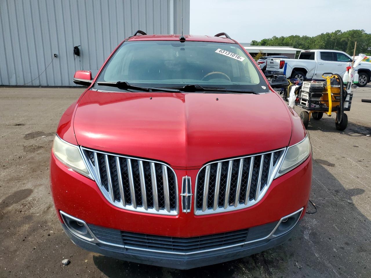 2012 Lincoln Mkx Red vin: 2LMDJ6JK0CBL02232