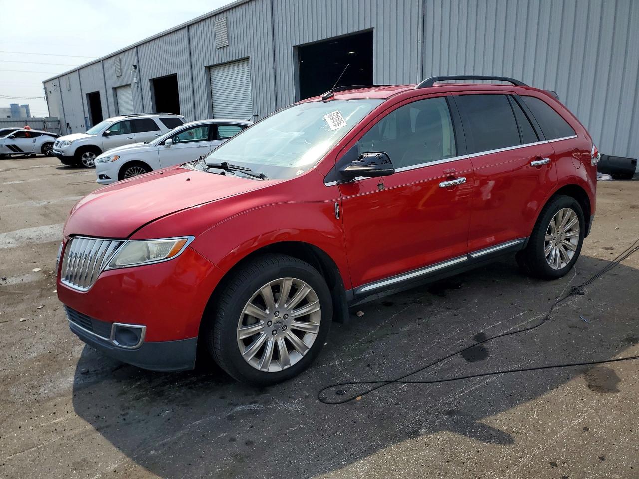 2012 Lincoln Mkx Red vin: 2LMDJ6JK0CBL02232