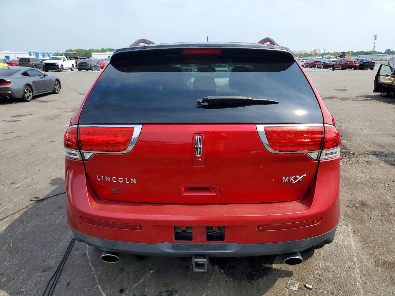 2012 Lincoln Mkx Red vin: 2LMDJ6JK0CBL02232