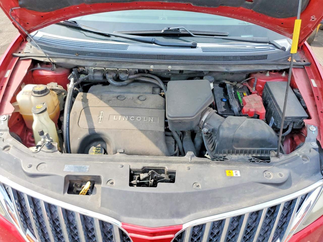 2012 Lincoln Mkx Red vin: 2LMDJ6JK0CBL02232