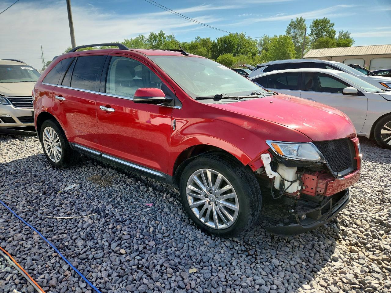 2012 Lincoln Mkx Burgundy vin: 2LMDJ6JK0CBL04305