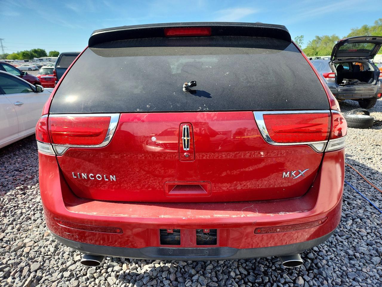 2012 Lincoln Mkx Burgundy vin: 2LMDJ6JK0CBL04305