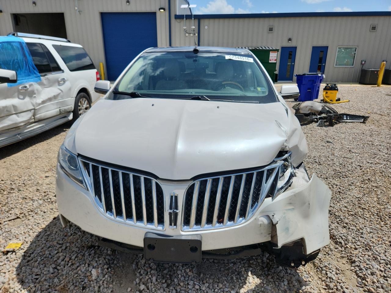 2012 Lincoln Mkx White vin: 2LMDJ6JK0CBL16602