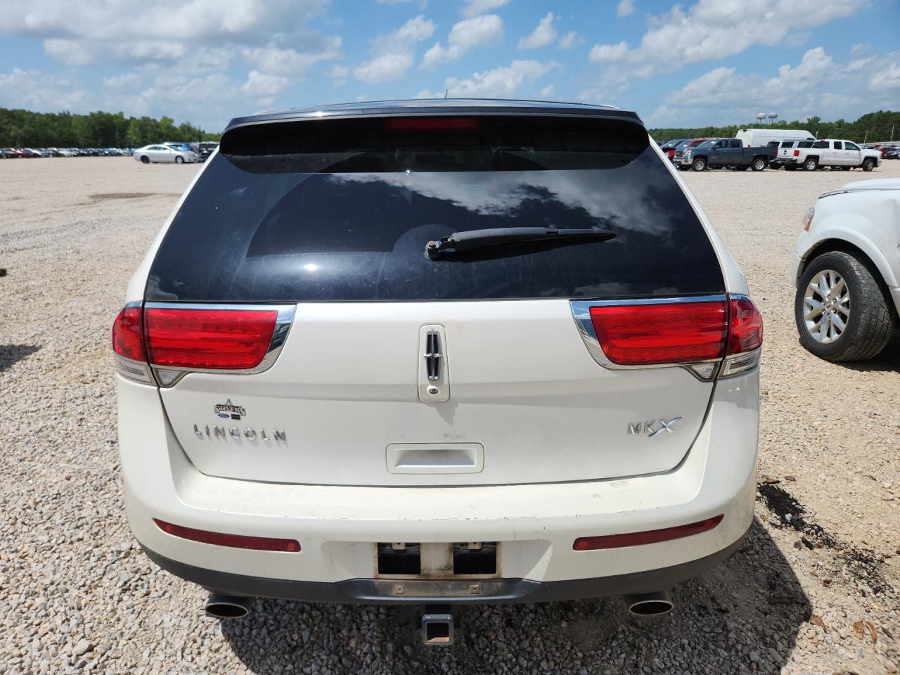 2012 Lincoln Mkx White vin: 2LMDJ6JK0CBL16602