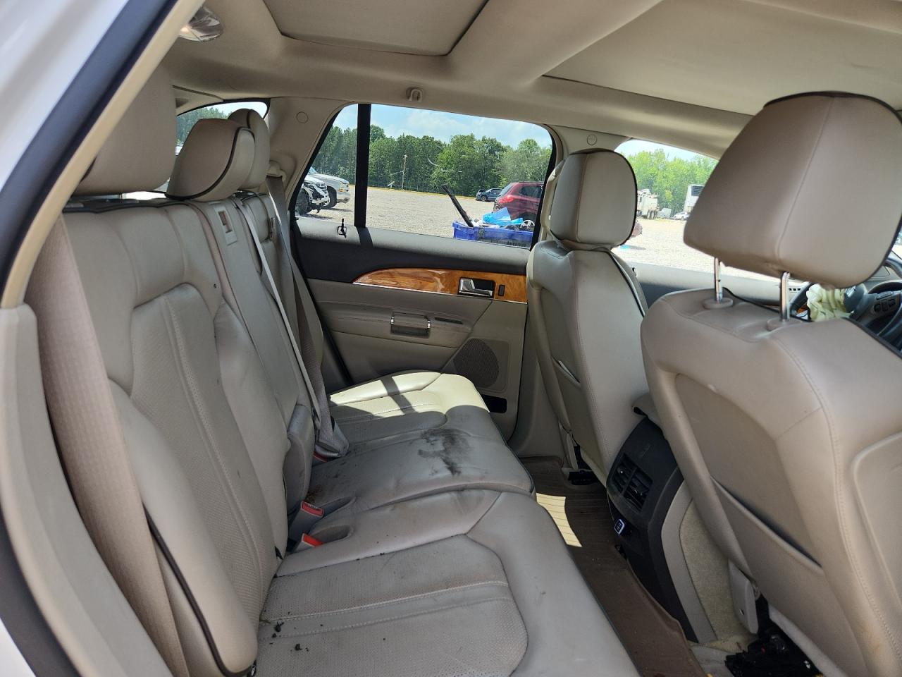 2012 Lincoln Mkx White vin: 2LMDJ6JK0CBL16602