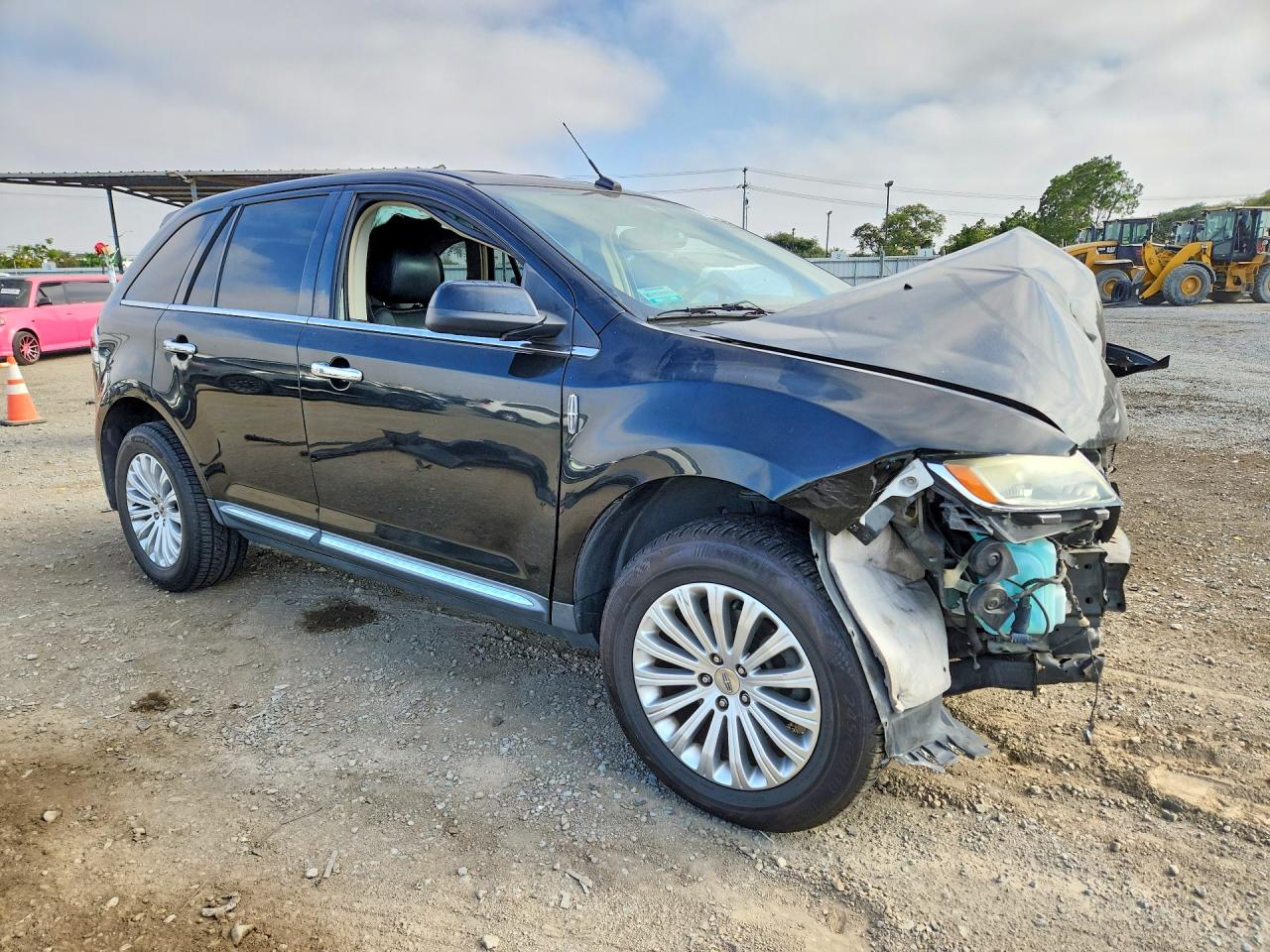 2013 Lincoln Mkx Black vin: 2LMDJ6JK0DBL03169