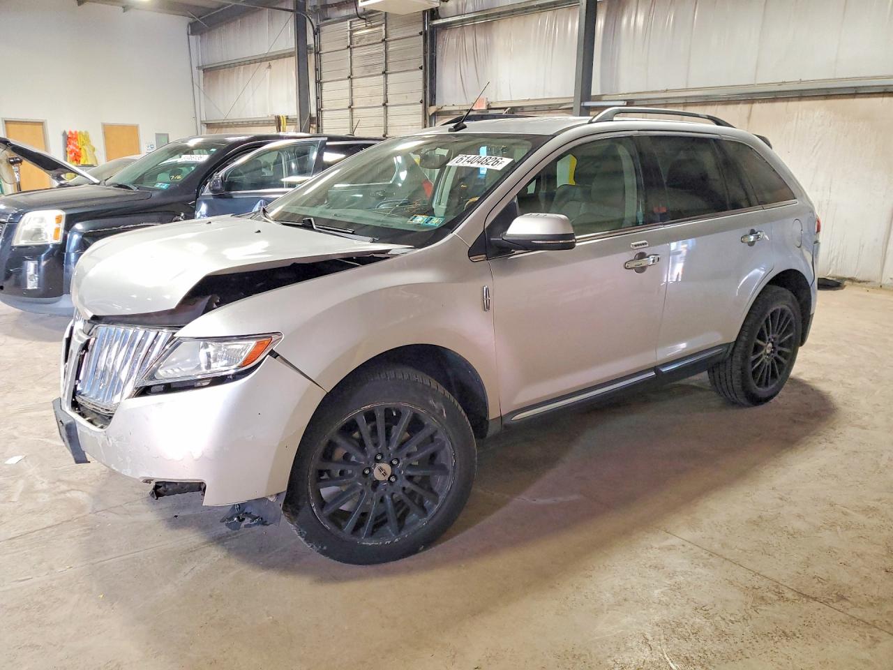 2013 Lincoln Mkx Серый vin: 2LMDJ6JK0DBL07965