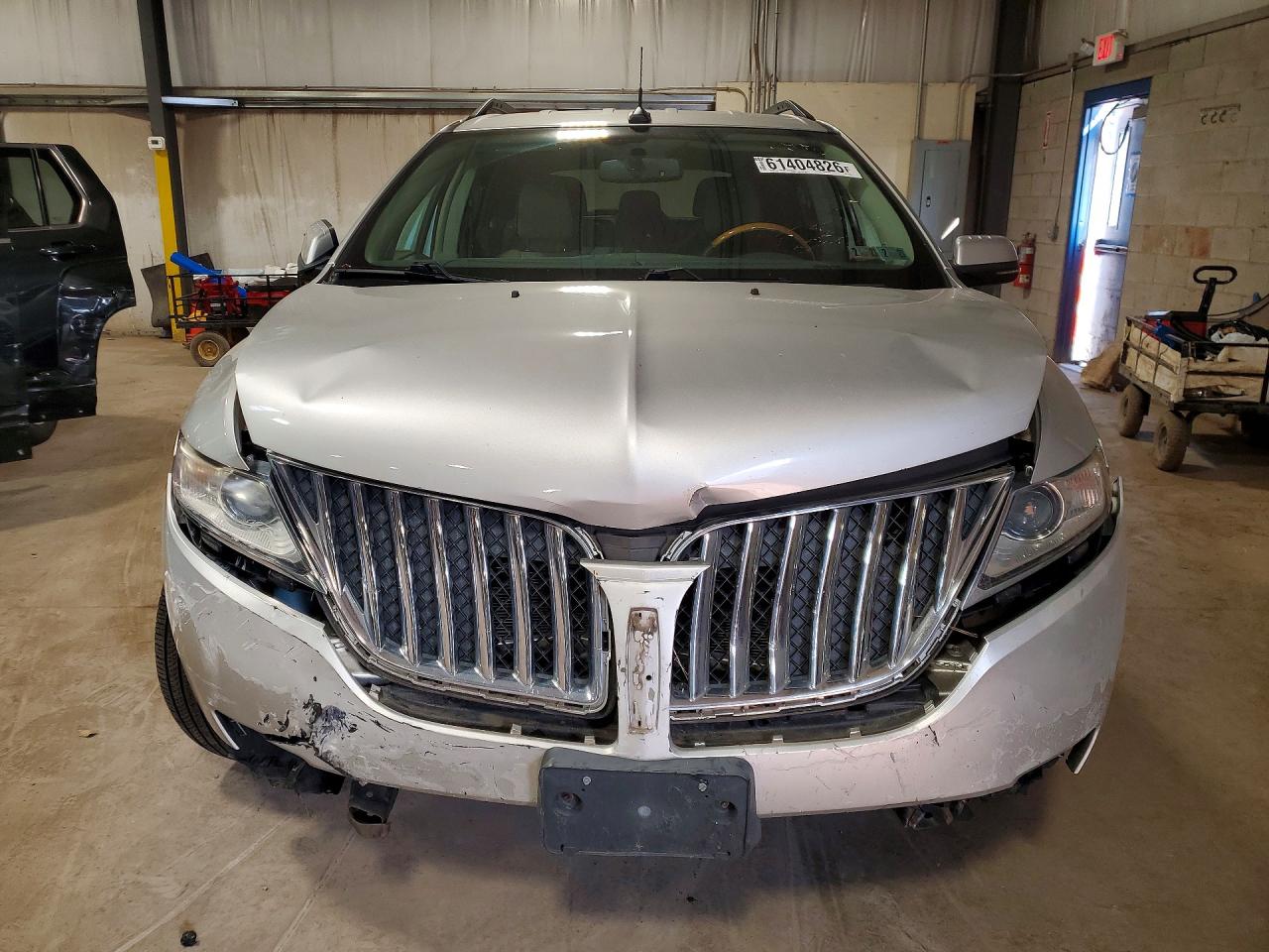 2013 Lincoln Mkx Серый vin: 2LMDJ6JK0DBL07965