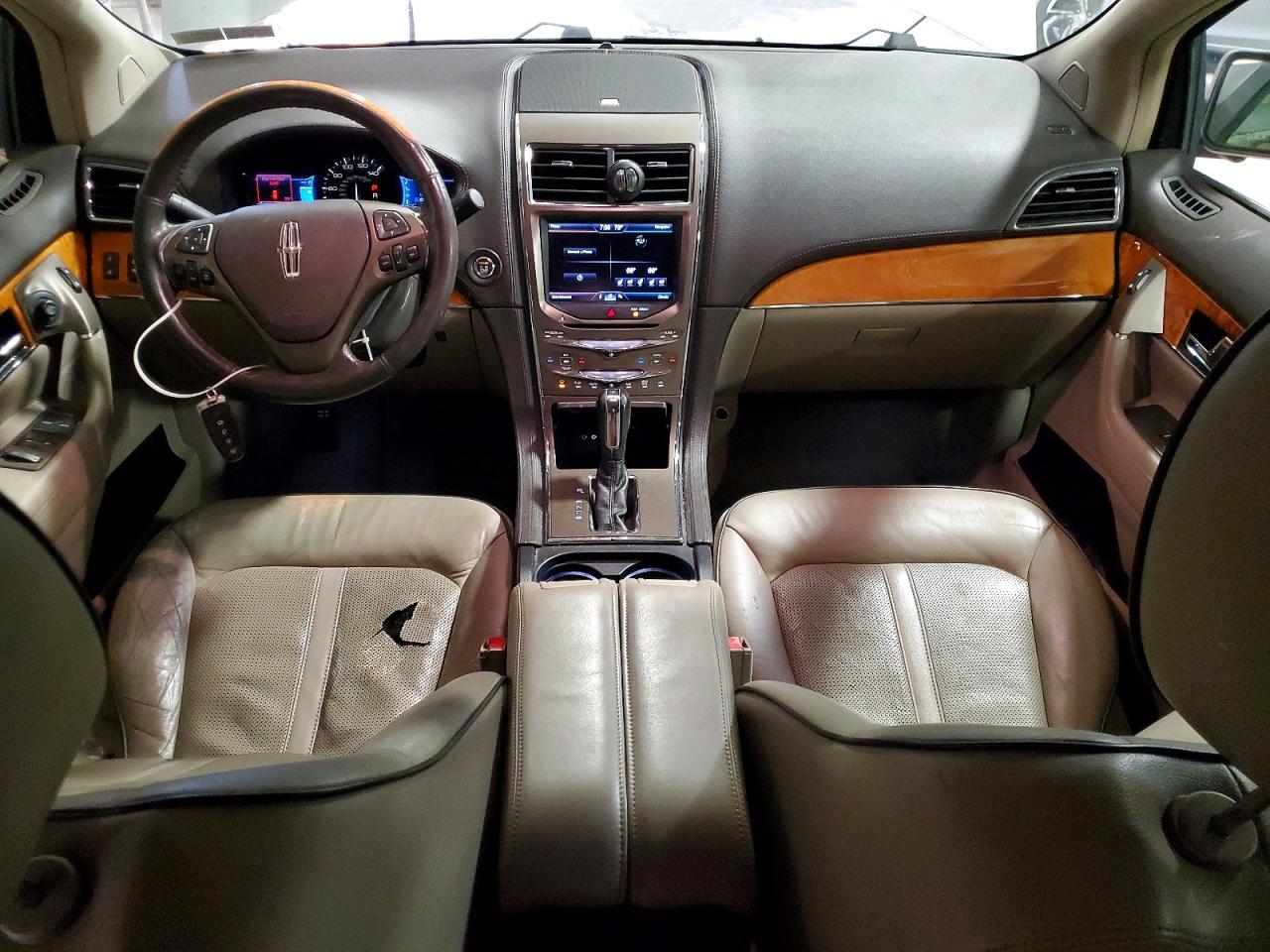 2013 Lincoln Mkx Серый vin: 2LMDJ6JK0DBL07965