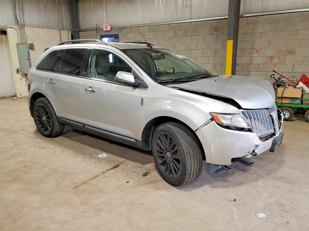 2013 Lincoln Mkx Серый vin: 2LMDJ6JK0DBL07965