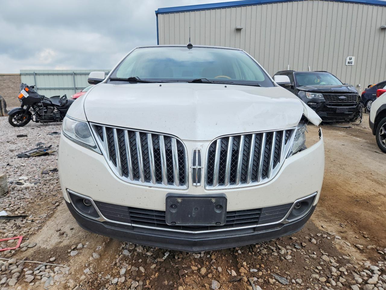 2013 Lincoln Mkx White vin: 2LMDJ6JK0DBL26189