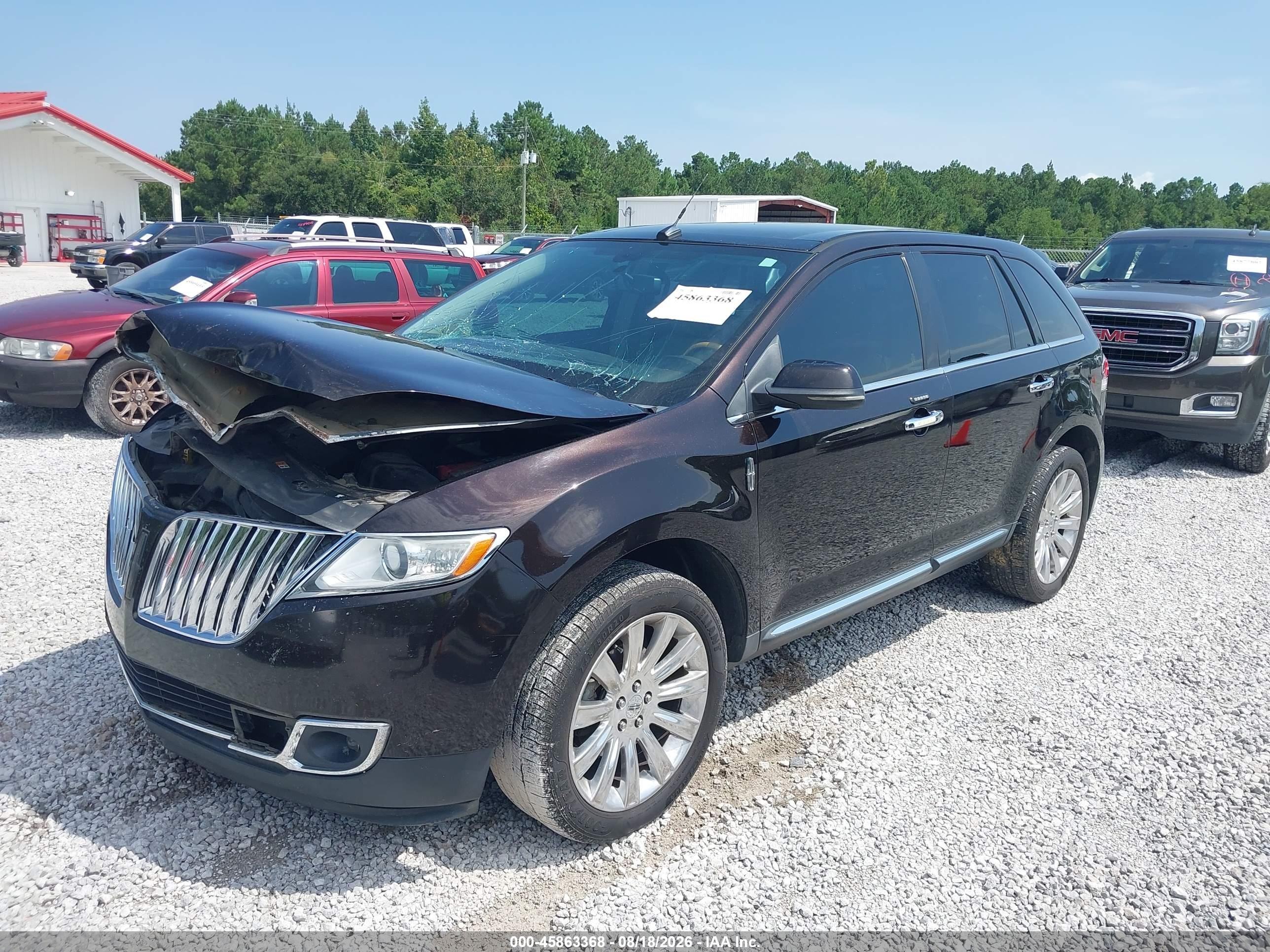 2013 Lincoln Mkx   Black vin: 2LMDJ6JK0DBL30677