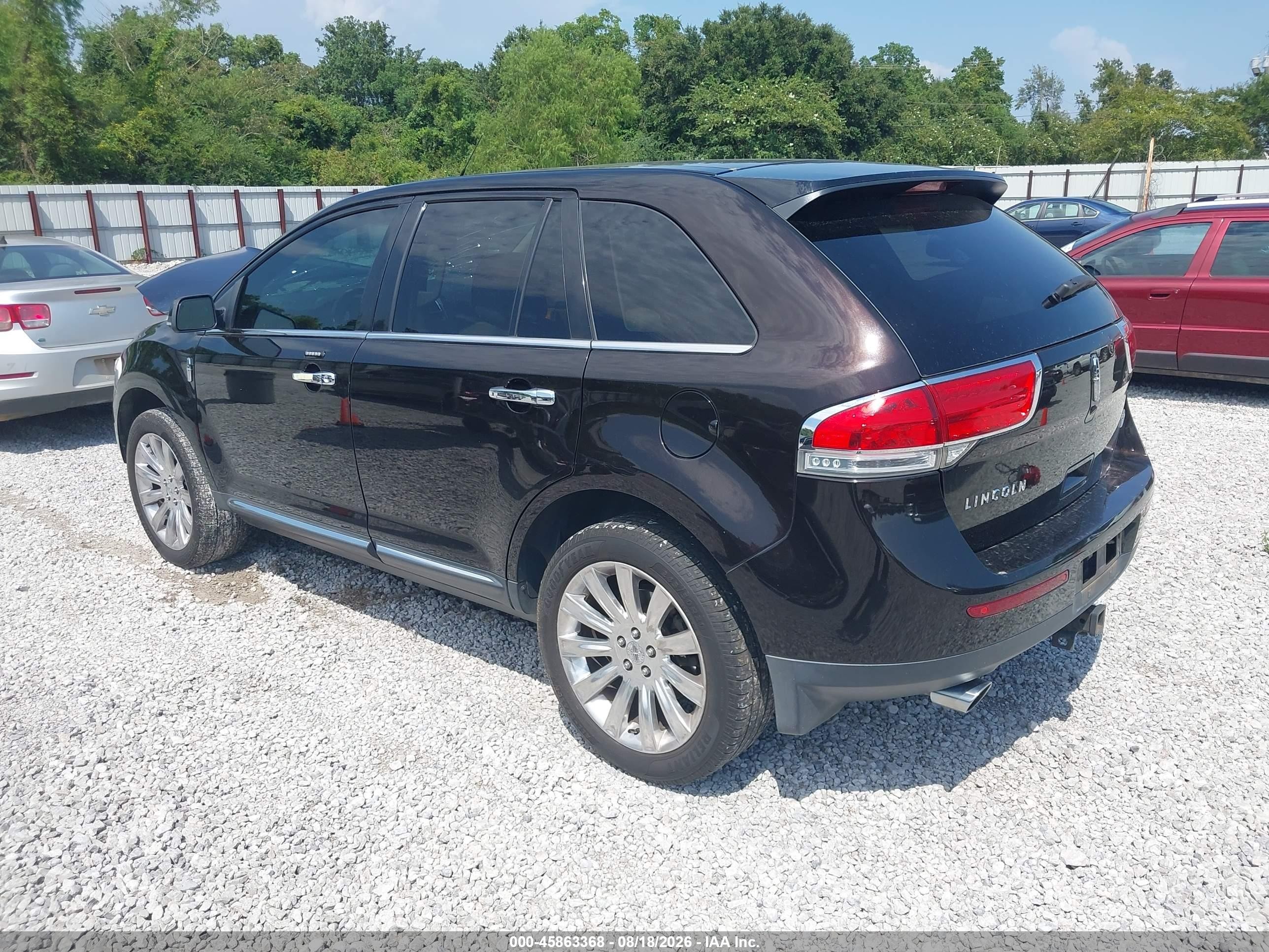 2013 Lincoln Mkx   Black vin: 2LMDJ6JK0DBL30677