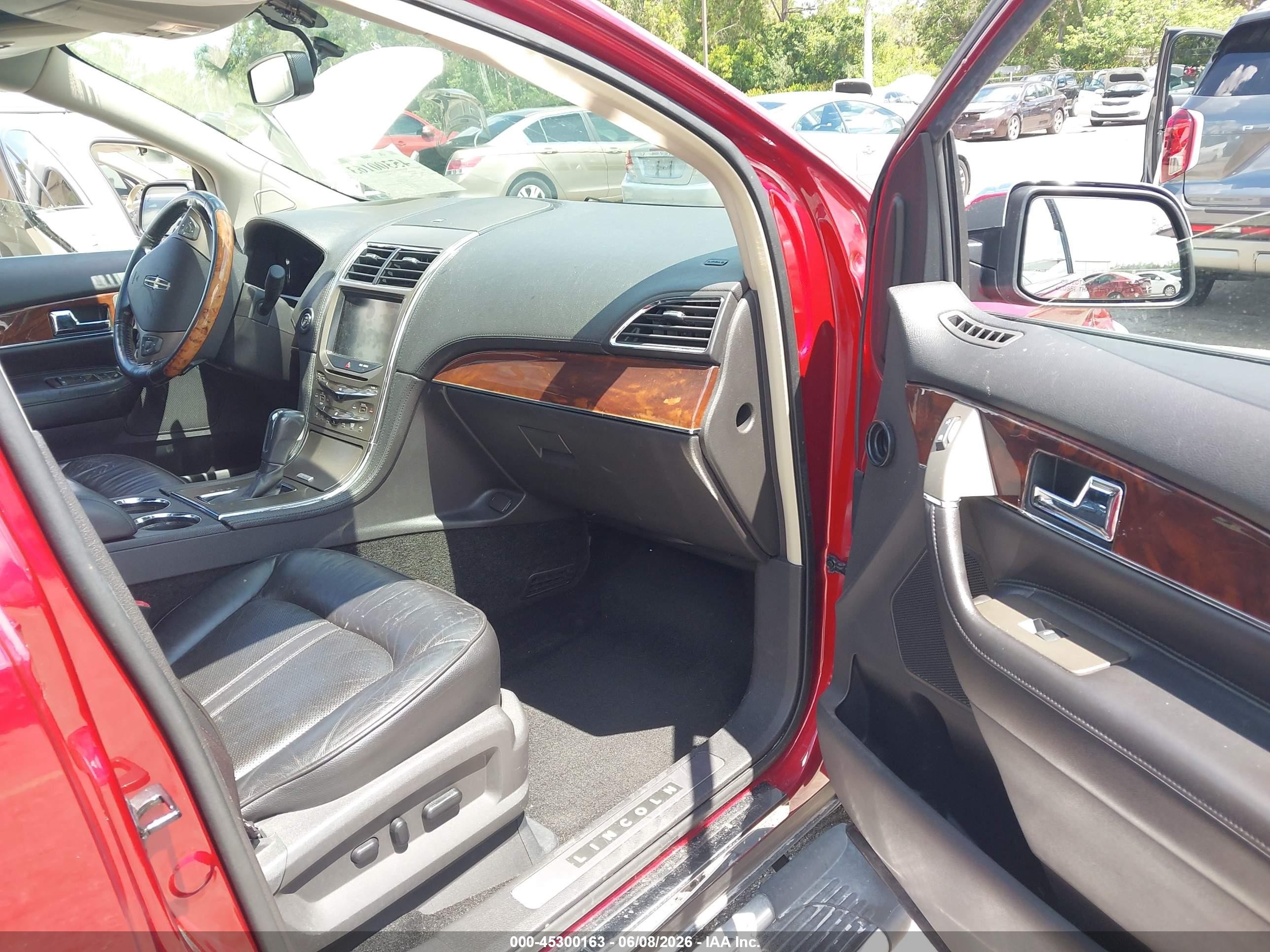 2013 Lincoln Mkx   Red vin: 2LMDJ6JK0DBL42053