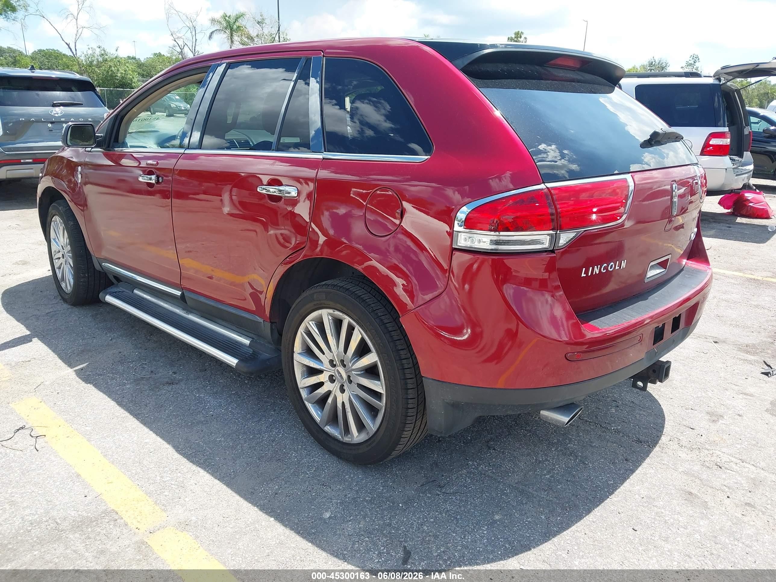 2013 Lincoln Mkx   Red vin: 2LMDJ6JK0DBL42053