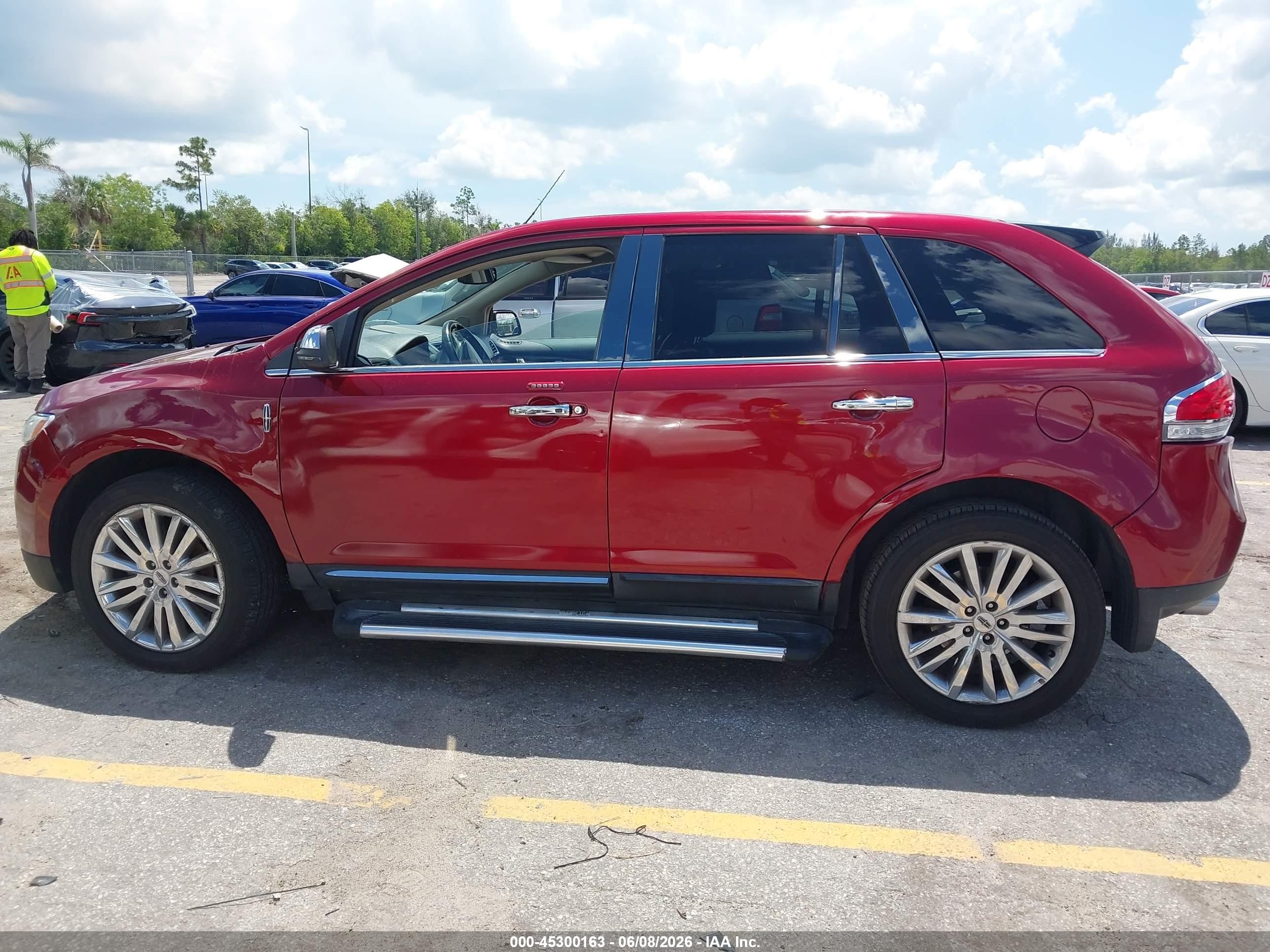 2013 Lincoln Mkx   Red vin: 2LMDJ6JK0DBL42053