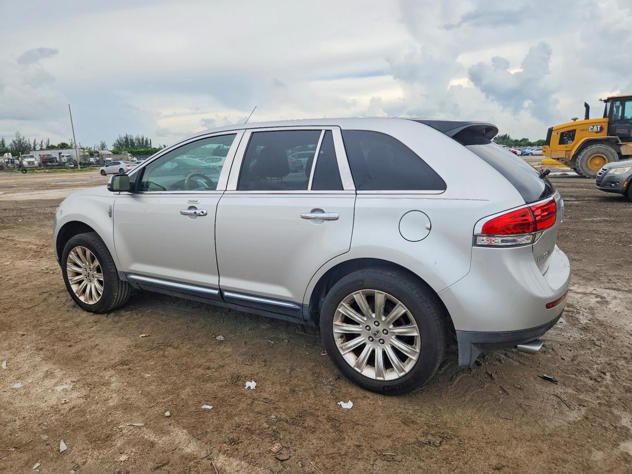 2013 Lincoln Mkx Silver vin: 2LMDJ6JK0DBL45227
