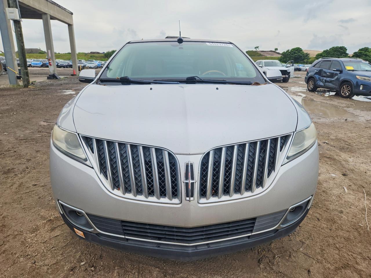 2013 Lincoln Mkx Silver vin: 2LMDJ6JK0DBL45227