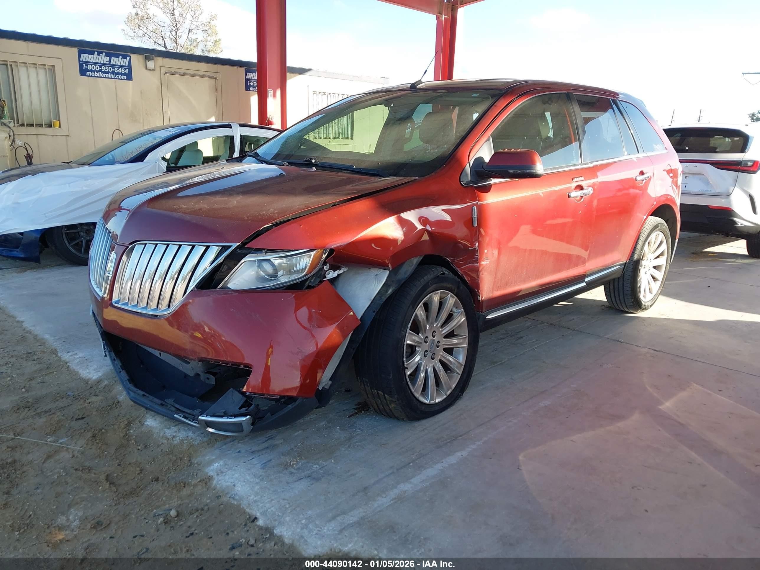 2014 Lincoln Mkx   Burgundy vin: 2LMDJ6JK0EBL00418