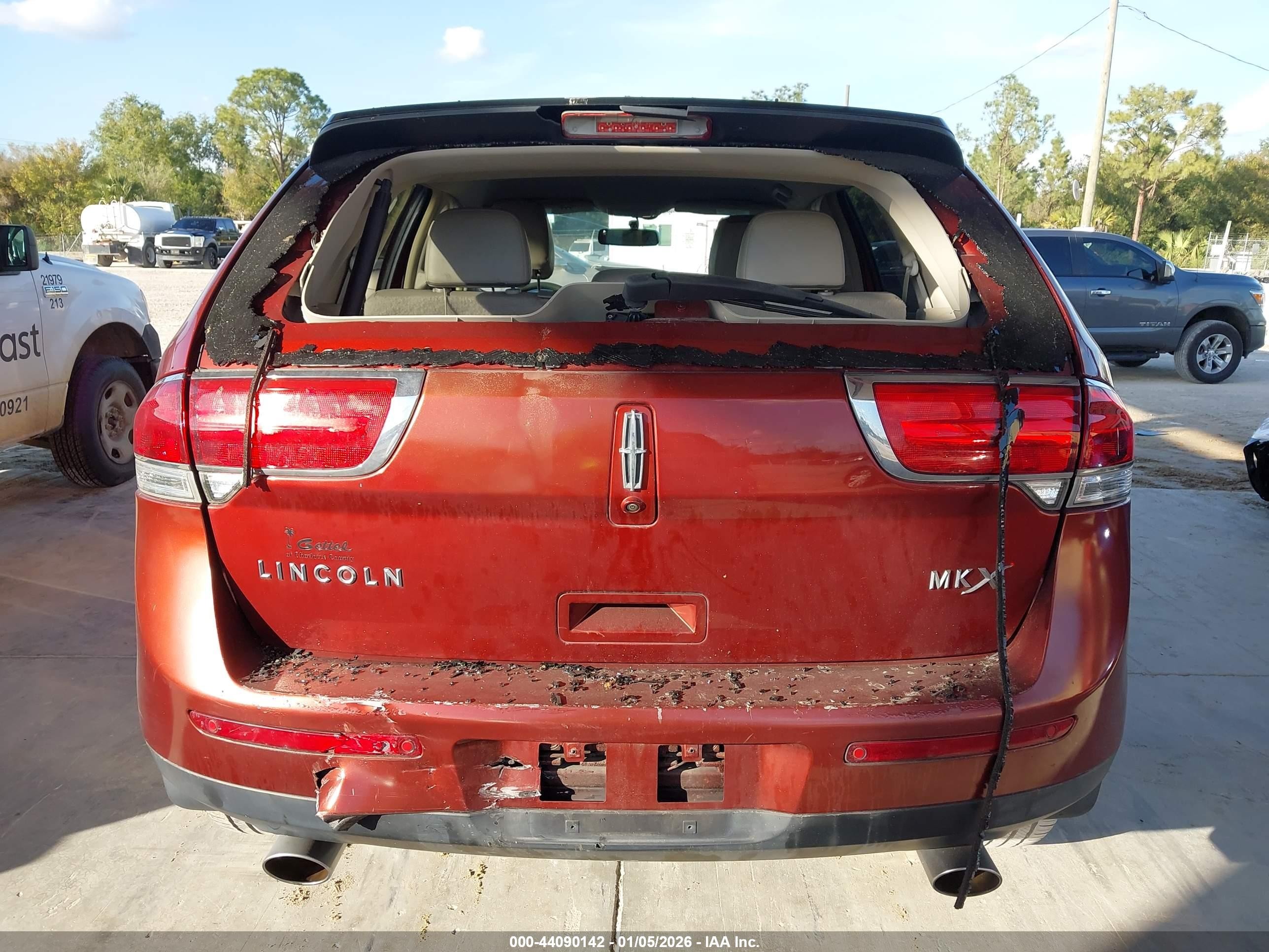 2014 Lincoln Mkx   Burgundy vin: 2LMDJ6JK0EBL00418
