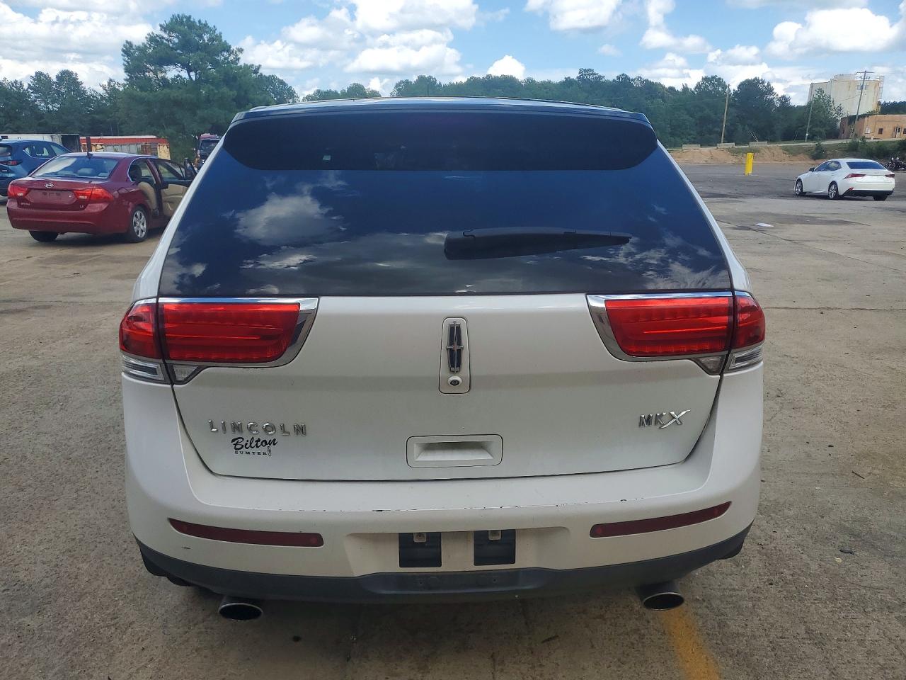 2014 Lincoln Mkx White vin: 2LMDJ6JK0EBL14092