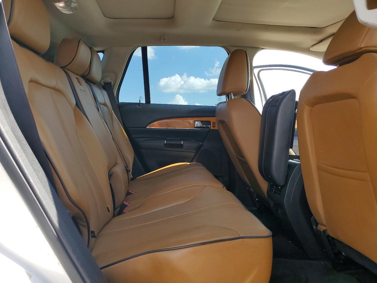 2011 Lincoln Mkx White vin: 2LMDJ6JK1BBJ33143