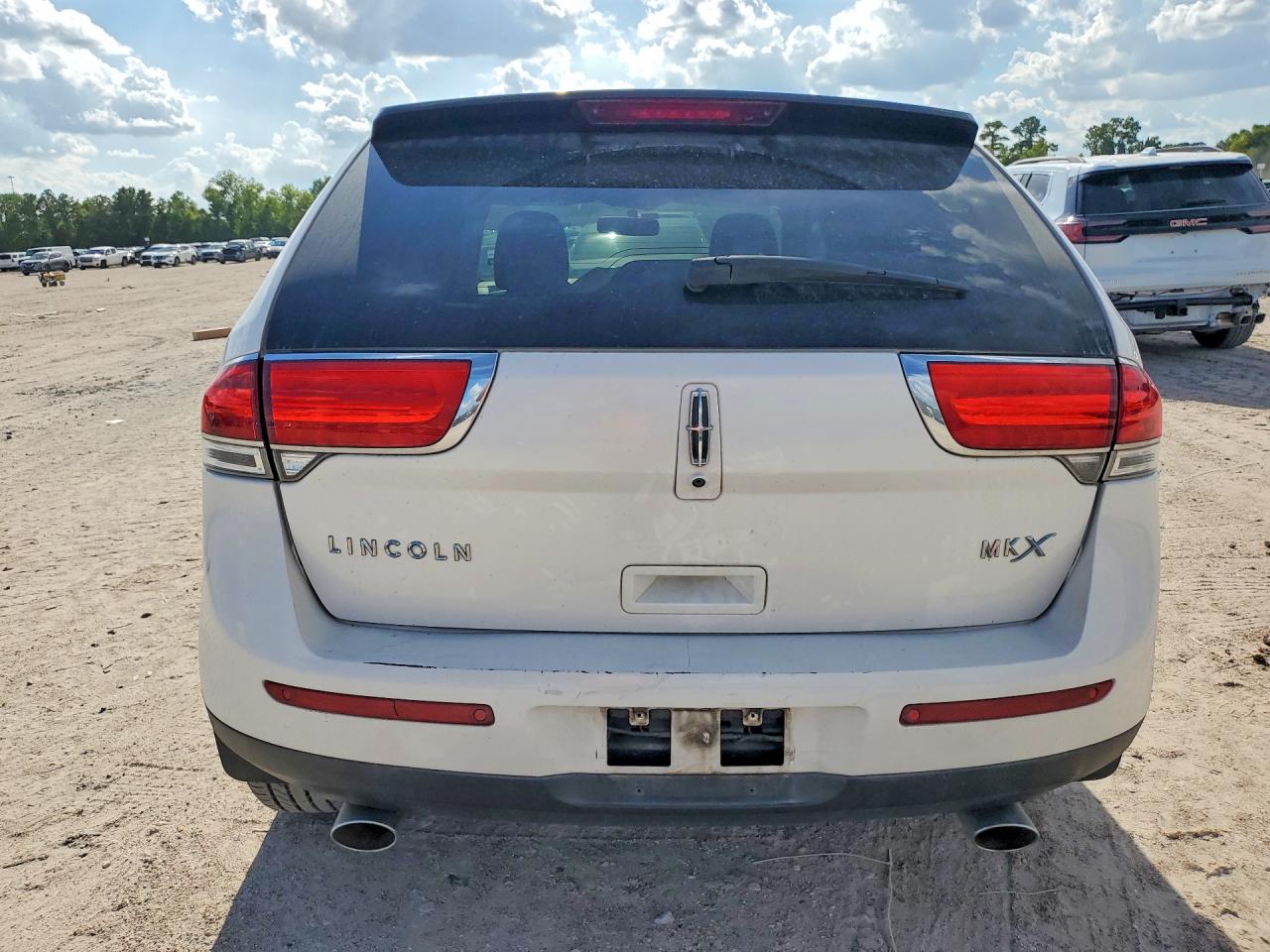 2011 Lincoln Mkx White vin: 2LMDJ6JK1BBJ33143