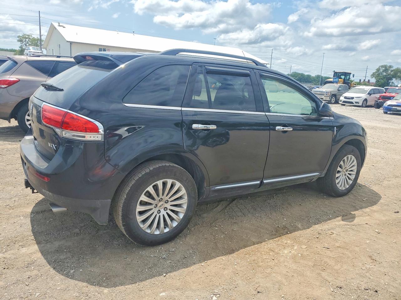 2012 Lincoln Mkx Black vin: 2LMDJ6JK1CBL00876