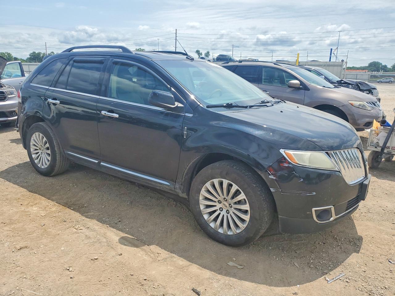 2012 Lincoln Mkx Black vin: 2LMDJ6JK1CBL00876