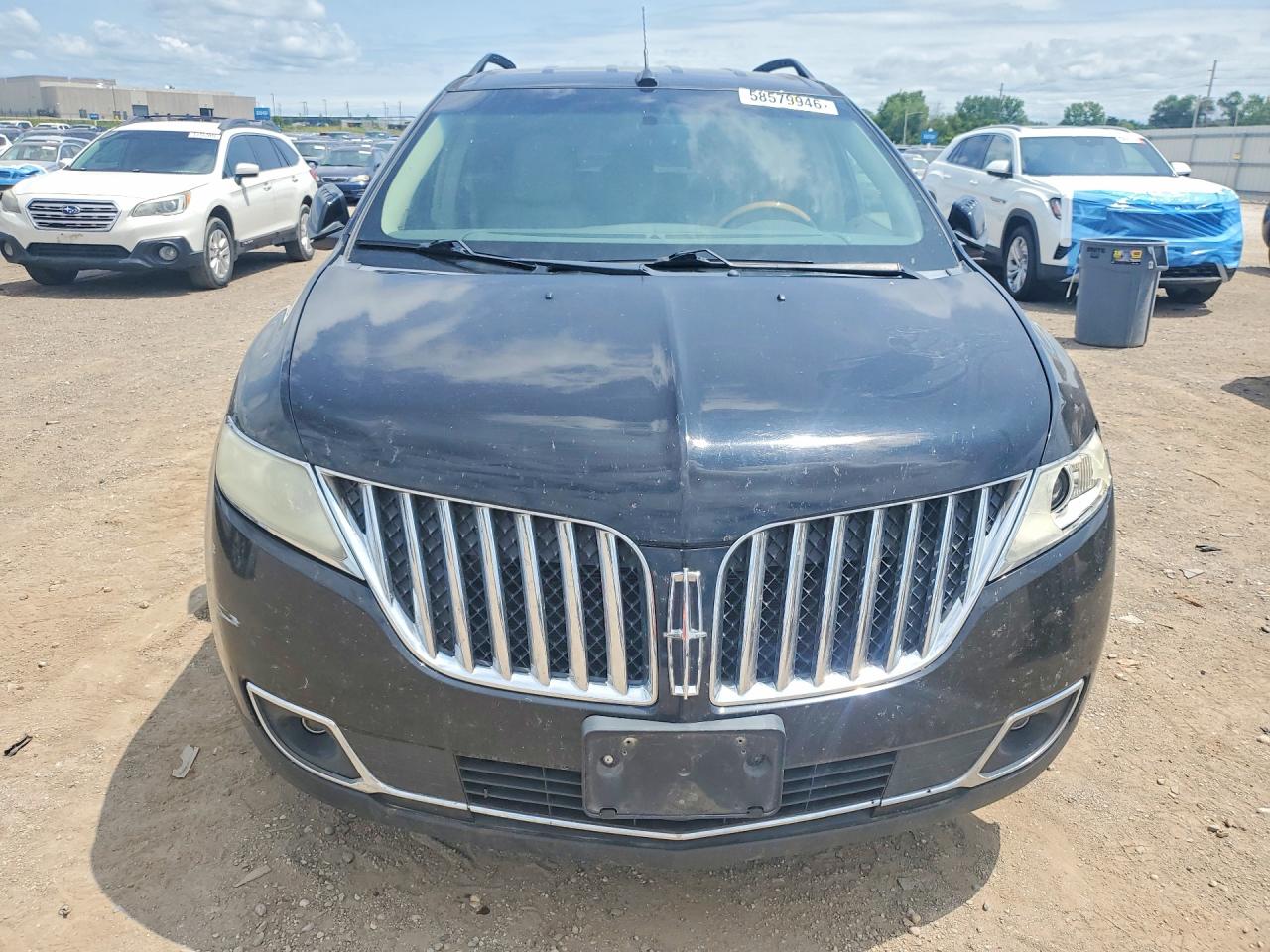 2012 Lincoln Mkx Black vin: 2LMDJ6JK1CBL00876