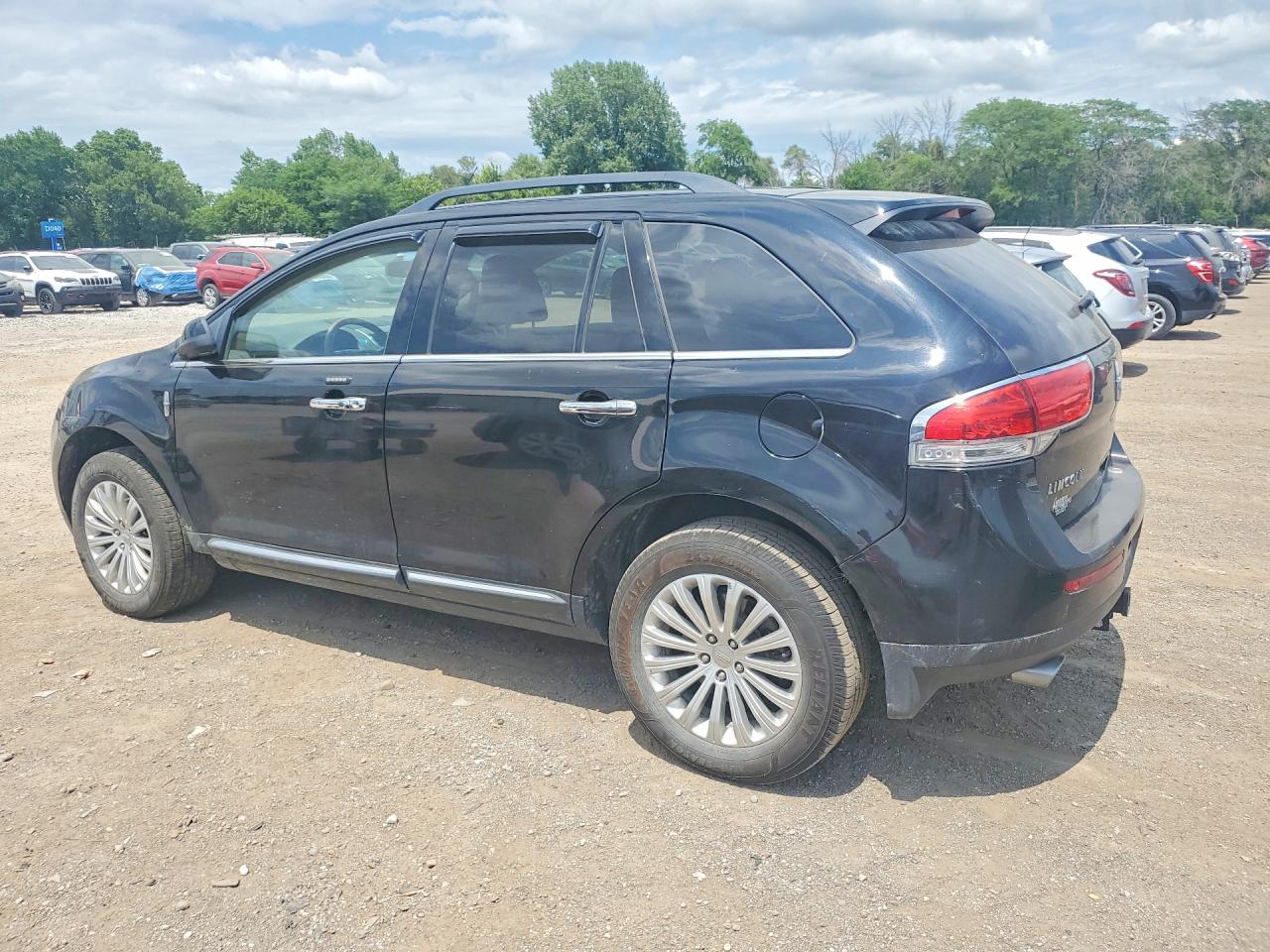 2012 Lincoln Mkx Black vin: 2LMDJ6JK1CBL00876