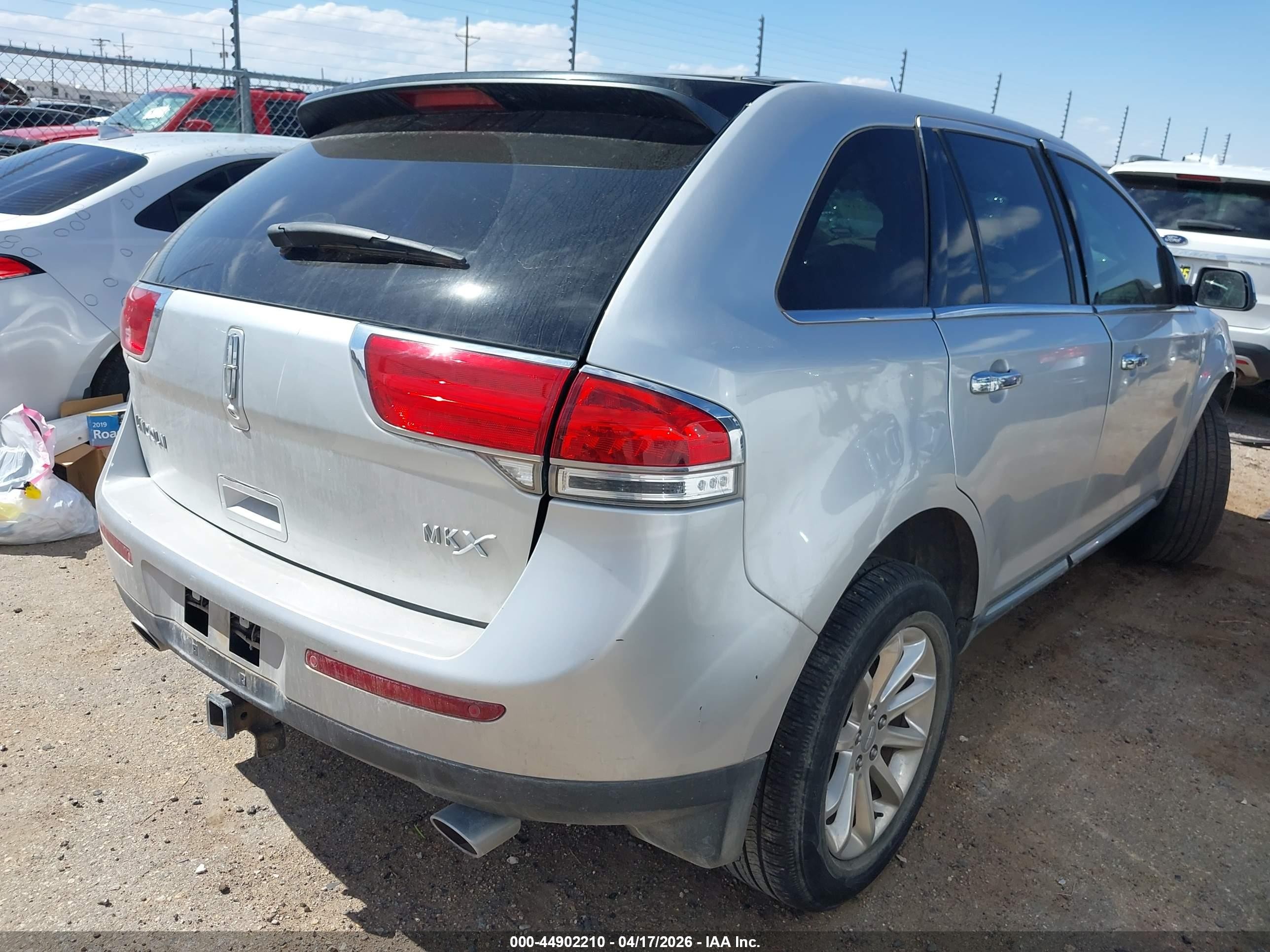 2012 Lincoln Mkx   Silver vin: 2LMDJ6JK1CBL11036
