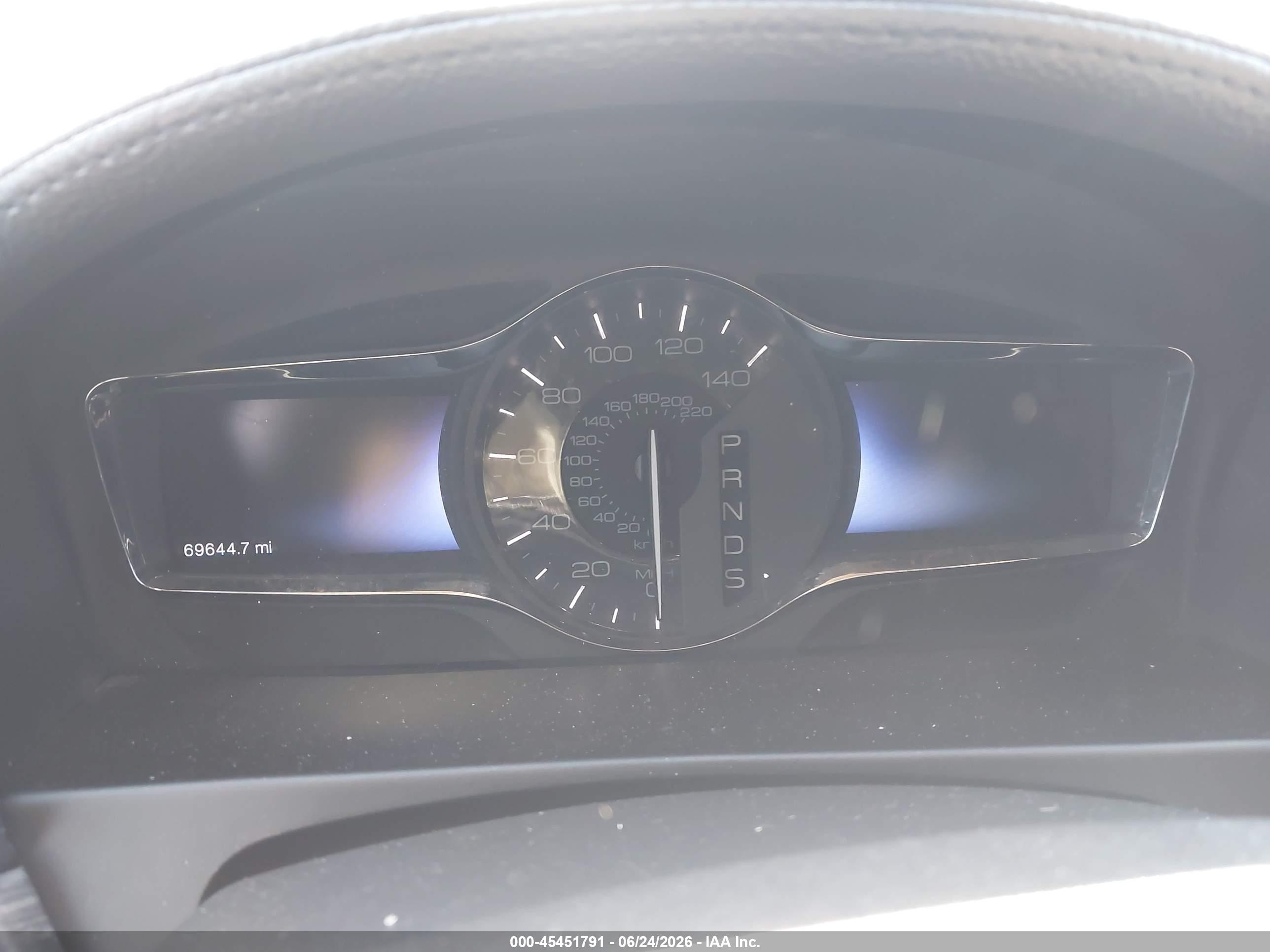 2013 Lincoln Mkx   Черный vin: 2LMDJ6JK1DBL04542