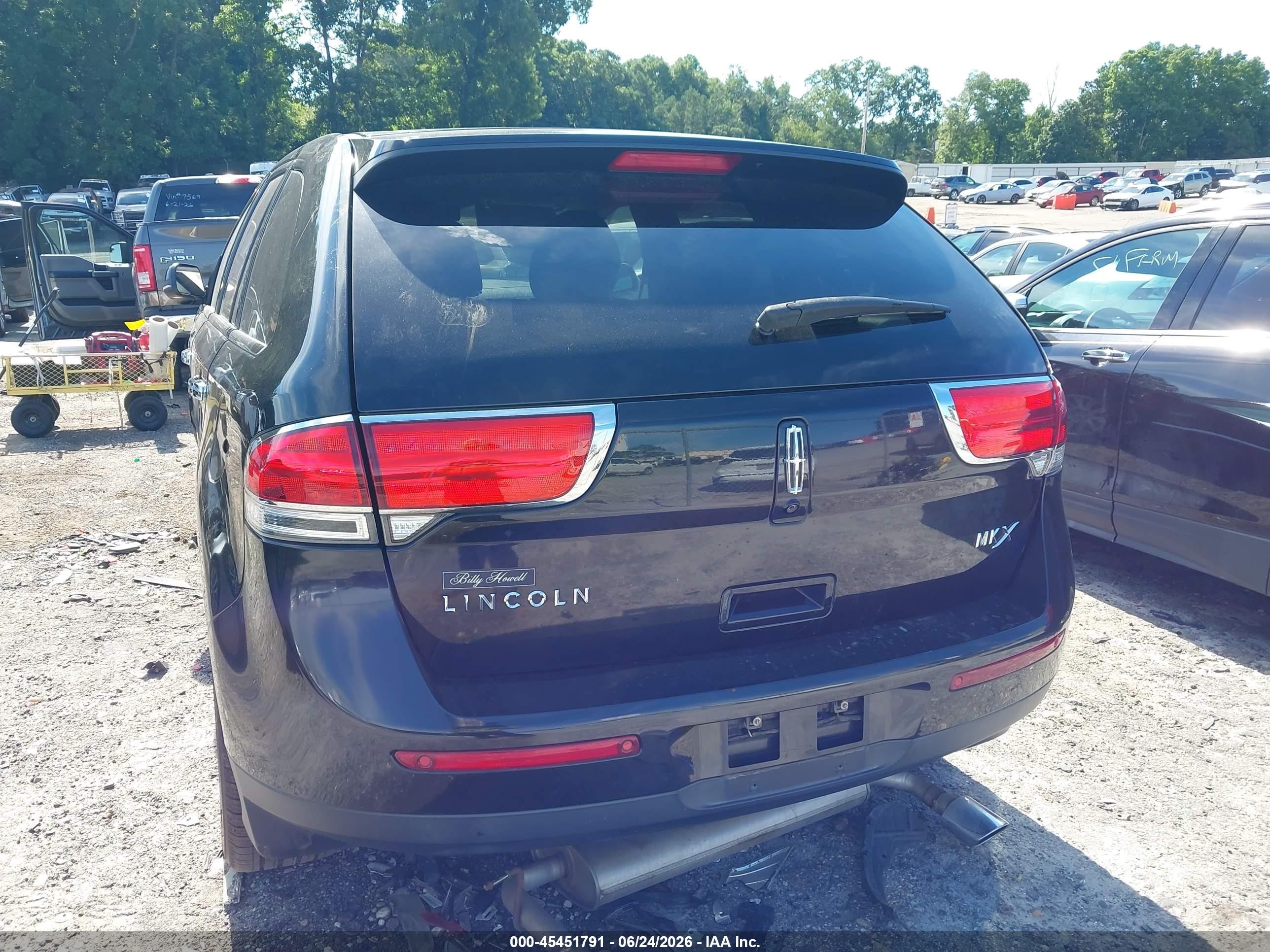 2013 Lincoln Mkx   Черный vin: 2LMDJ6JK1DBL04542
