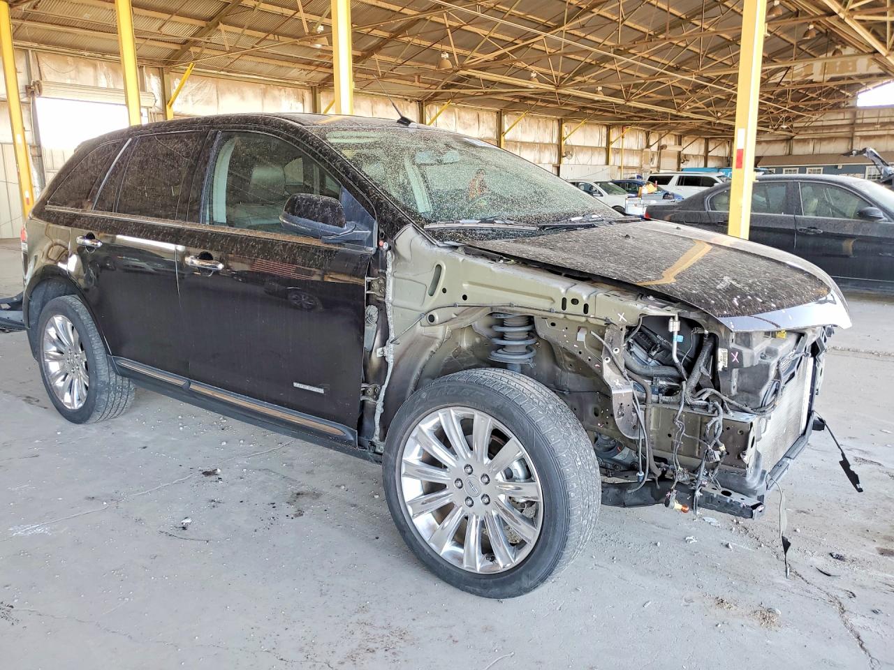 2013 Lincoln Mkx Черный vin: 2LMDJ6JK1DBL13757