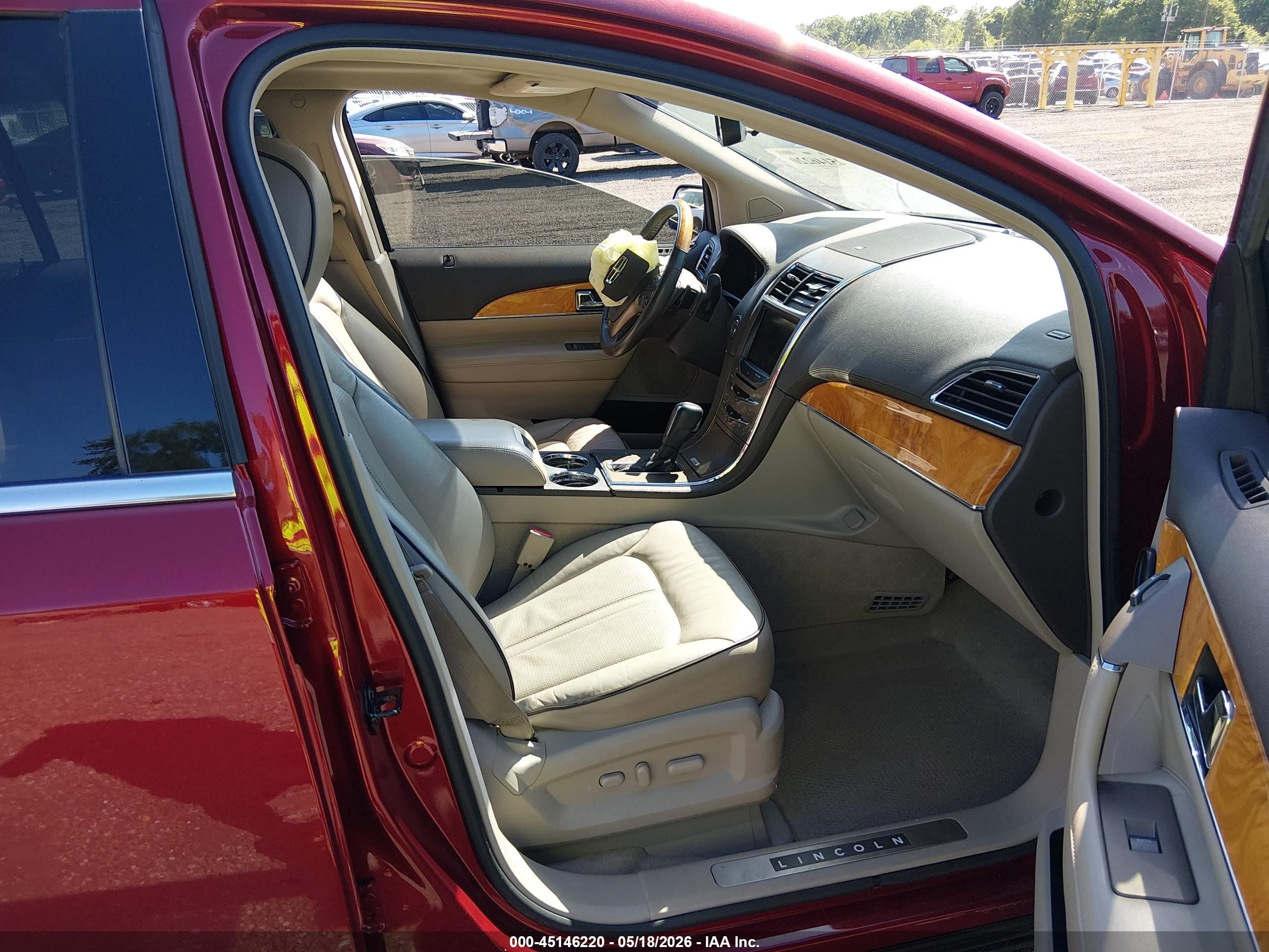 2013 Lincoln Mkx   Red vin: 2LMDJ6JK1DBL33135