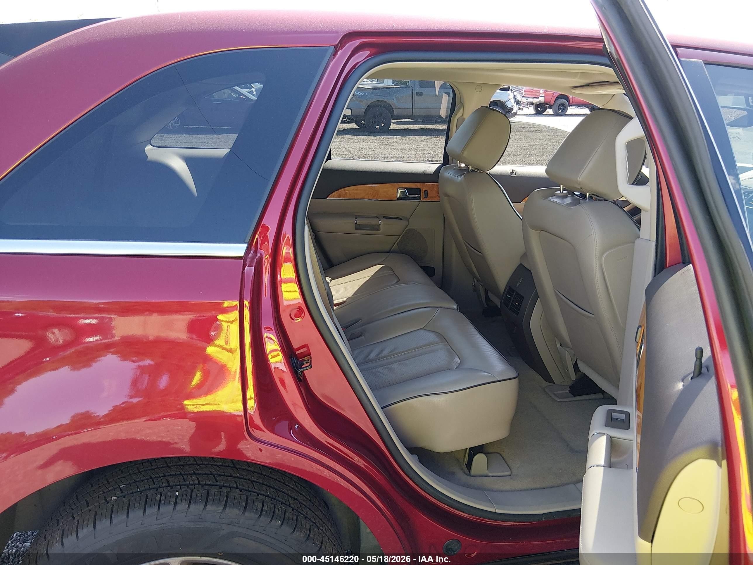 2013 Lincoln Mkx   Red vin: 2LMDJ6JK1DBL33135