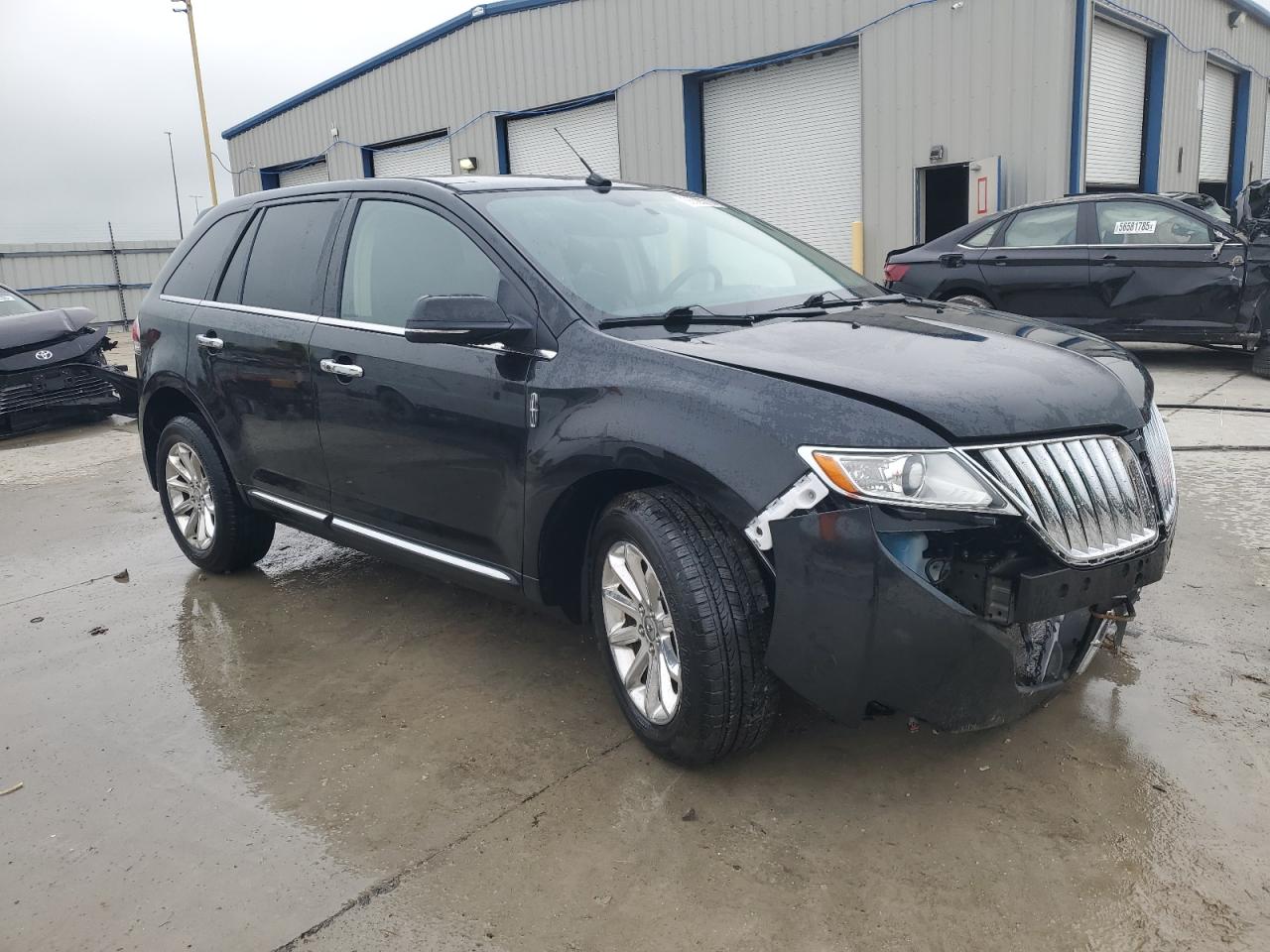 2013 Lincoln Mkx Black vin: 2LMDJ6JK1DBL36018
