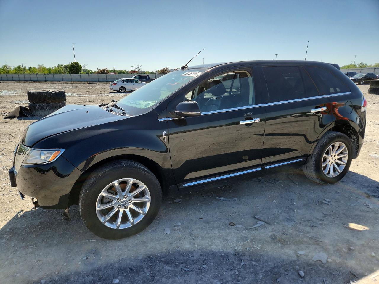 2013 Lincoln Mkx Black vin: 2LMDJ6JK1DBL36018