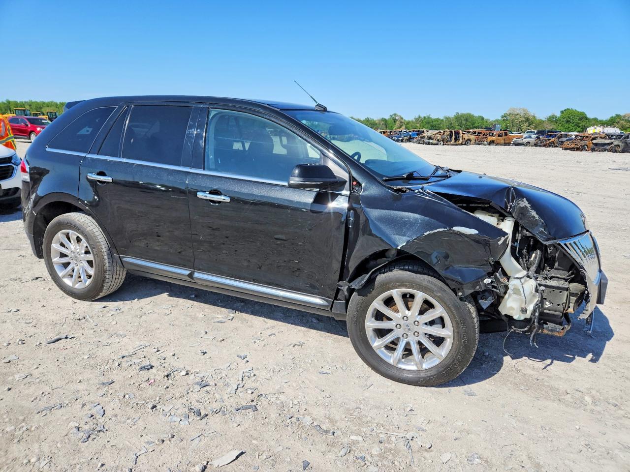 2013 Lincoln Mkx Black vin: 2LMDJ6JK1DBL36018