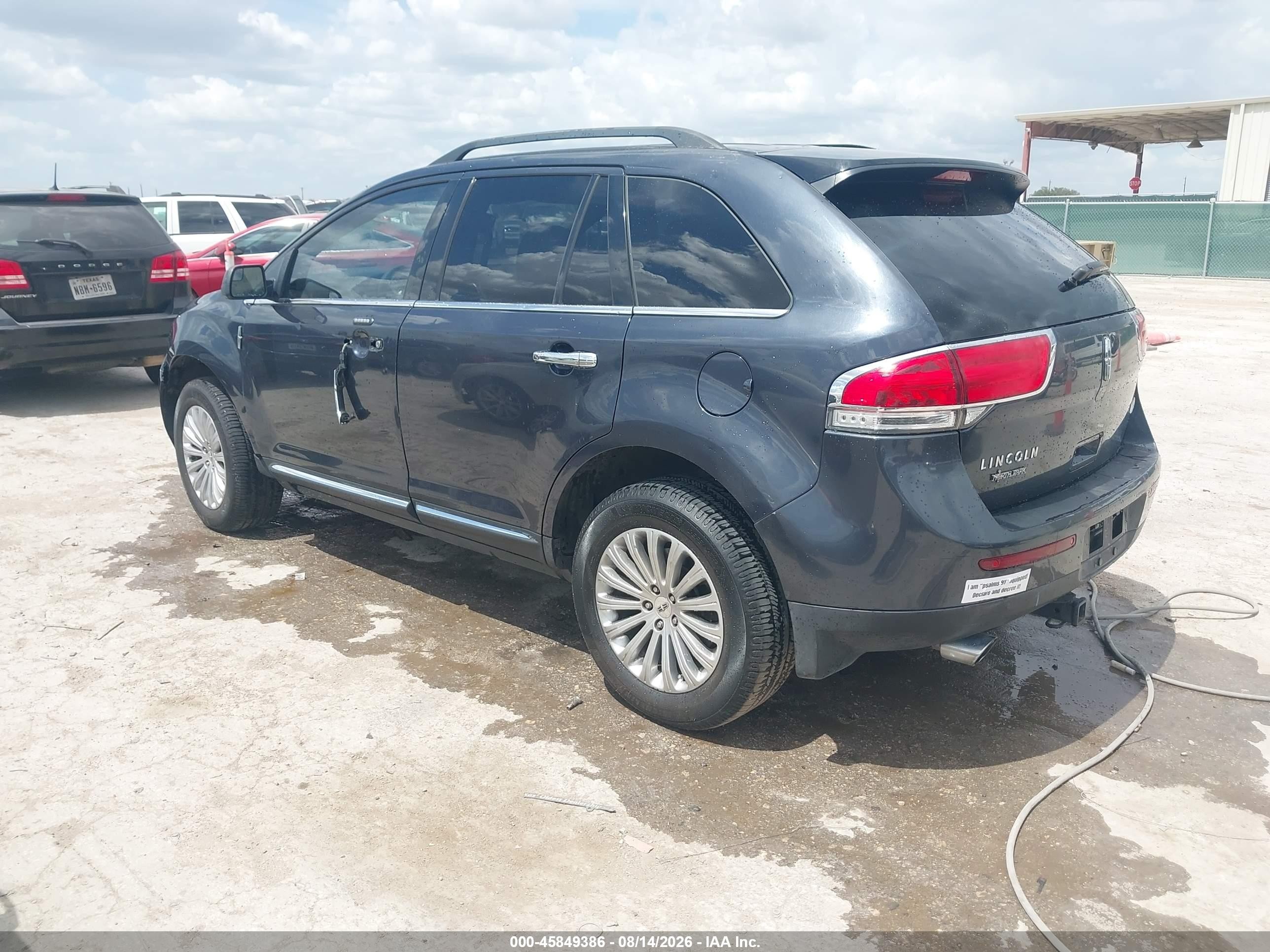 2013 Lincoln Mkx   Серый vin: 2LMDJ6JK1DBL41641