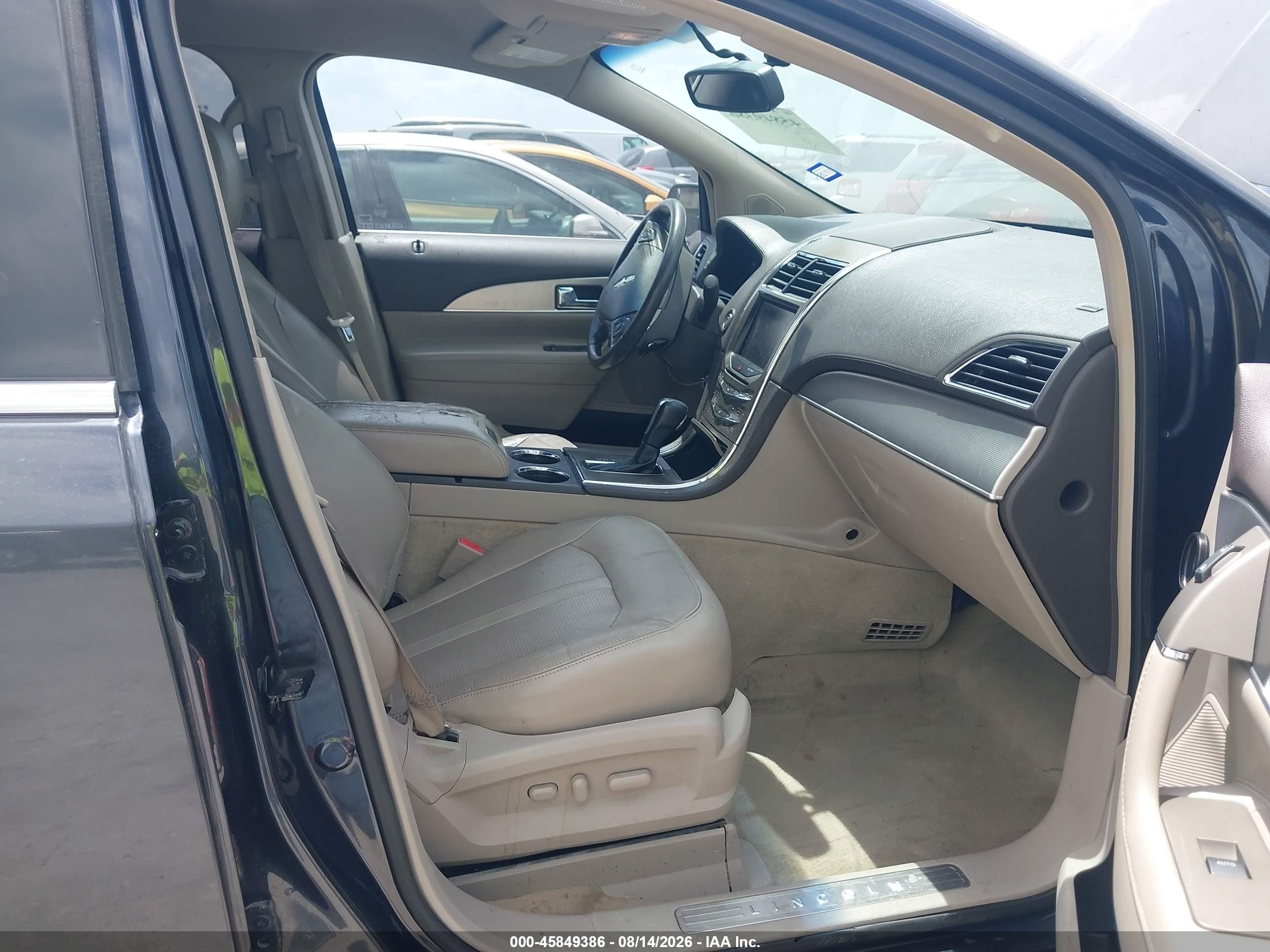 2013 Lincoln Mkx   Серый vin: 2LMDJ6JK1DBL41641
