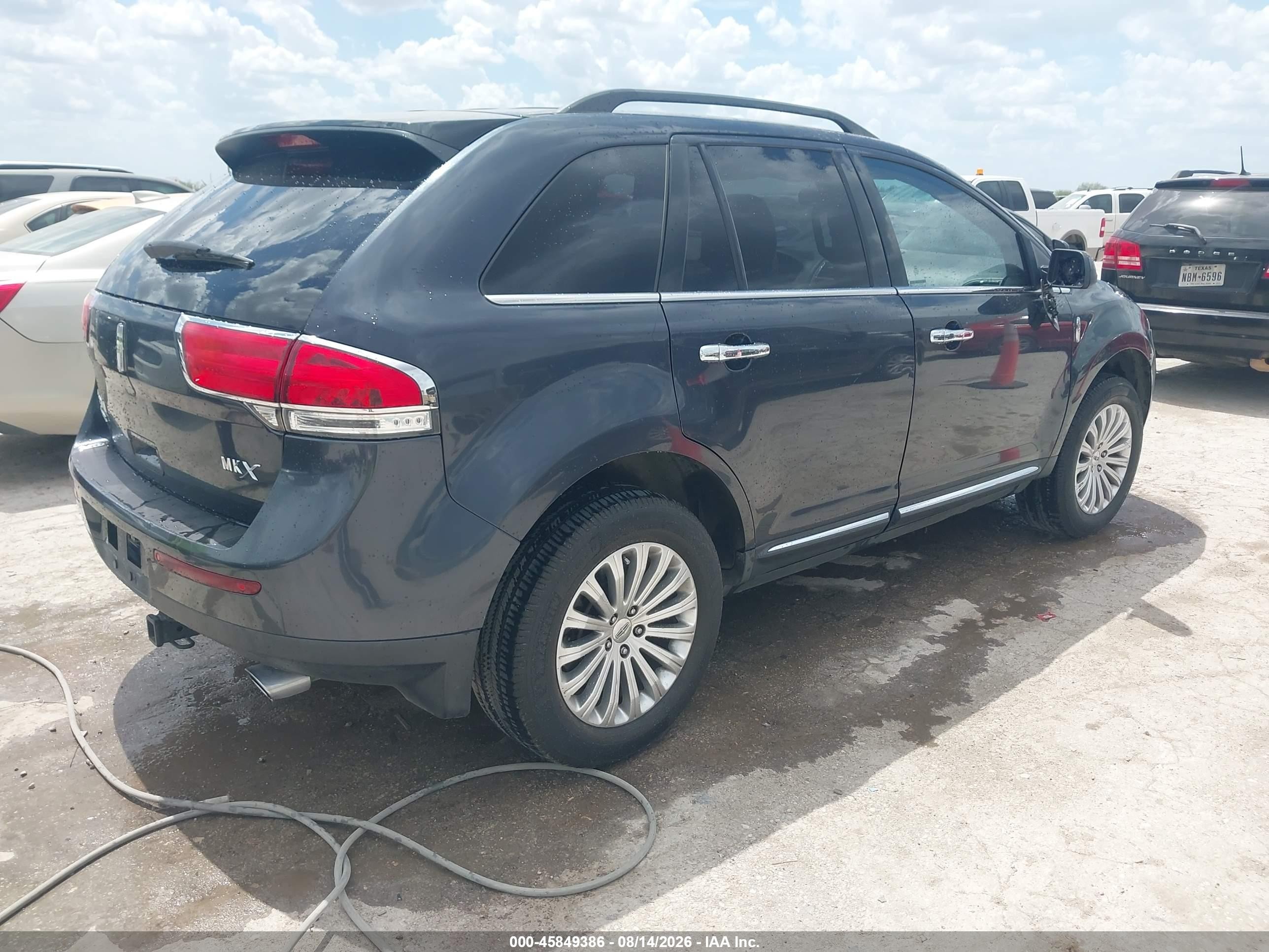 2013 Lincoln Mkx   Серый vin: 2LMDJ6JK1DBL41641