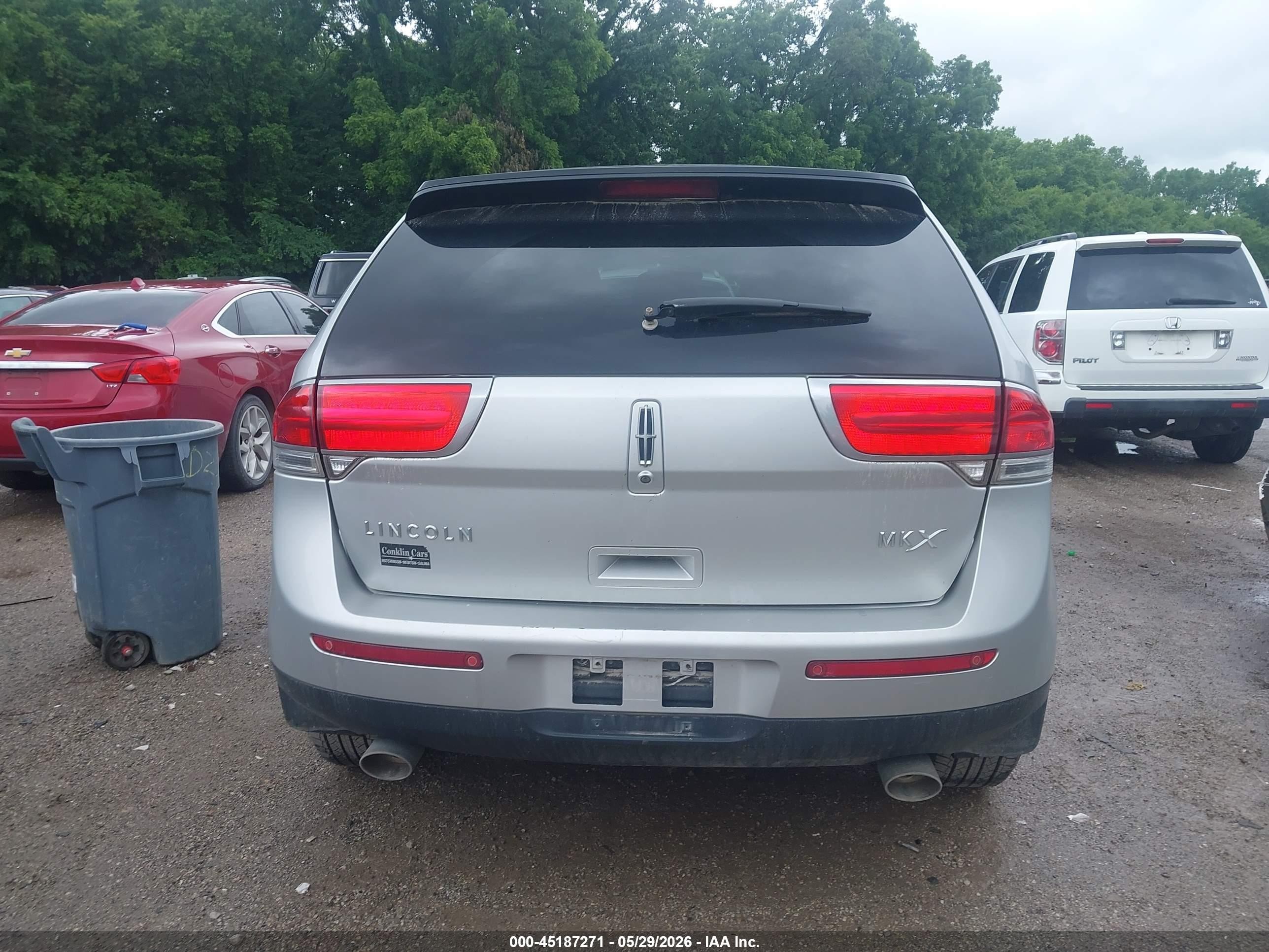 2013 Lincoln Mkx   Silver vin: 2LMDJ6JK1DBL42336