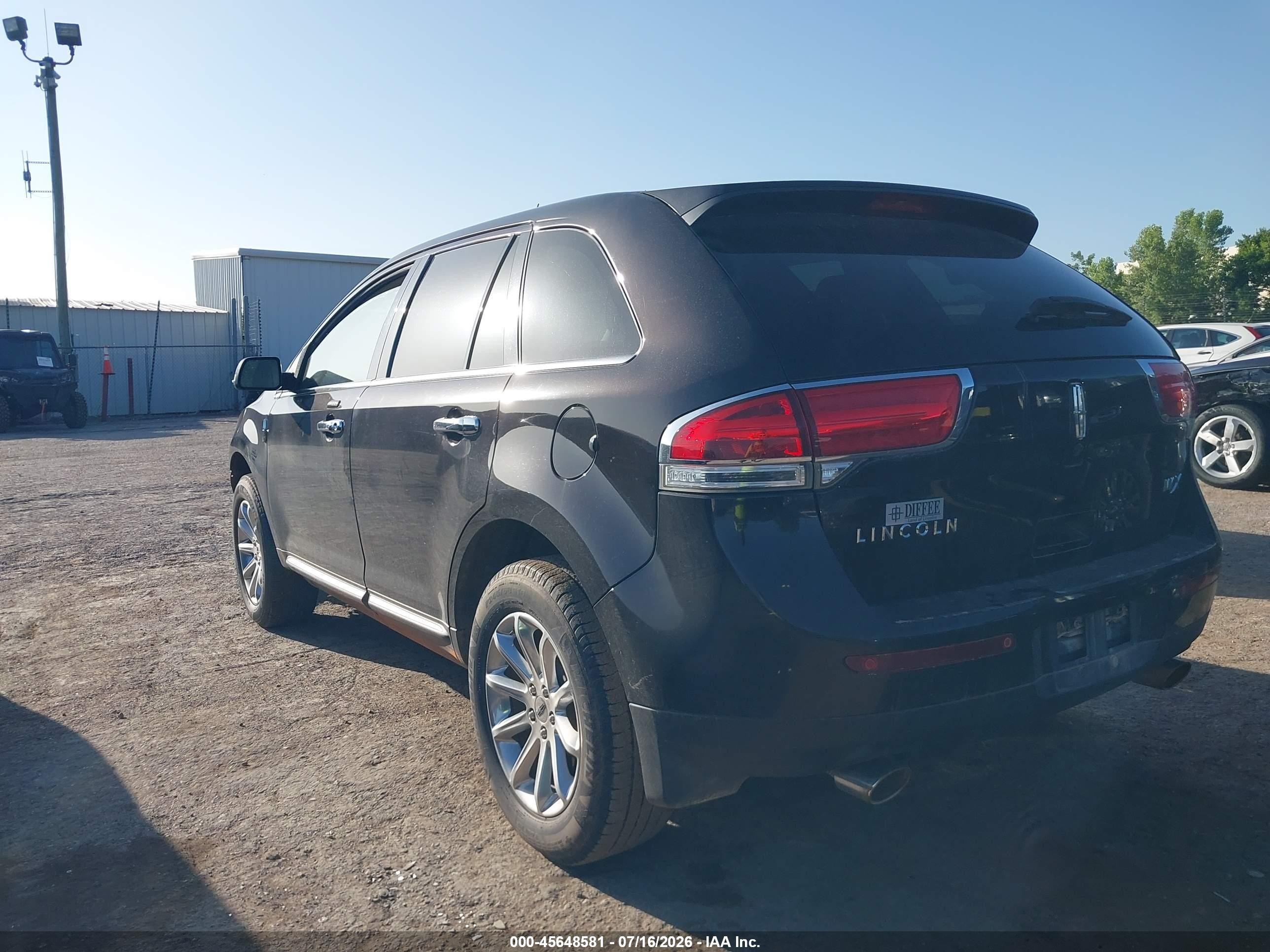 2013 Lincoln Mkx Black vin: 2LMDJ6JK1DBL43132