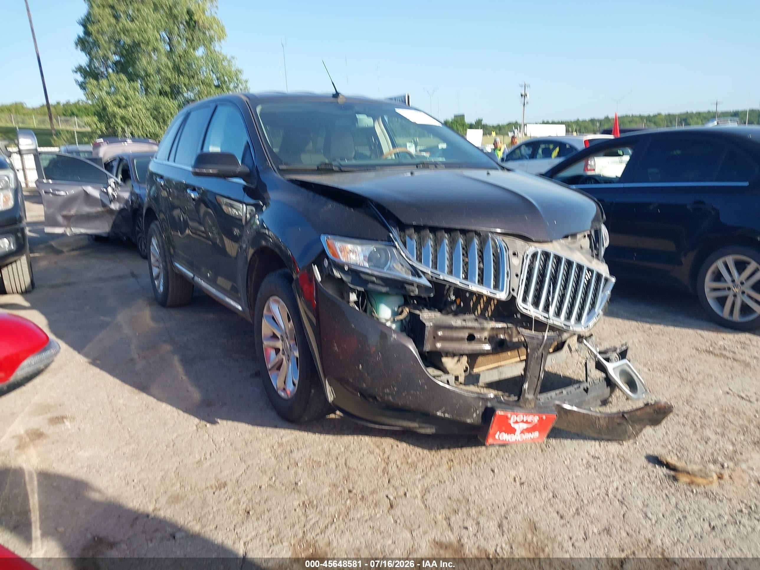 2013 Lincoln Mkx Black vin: 2LMDJ6JK1DBL43132