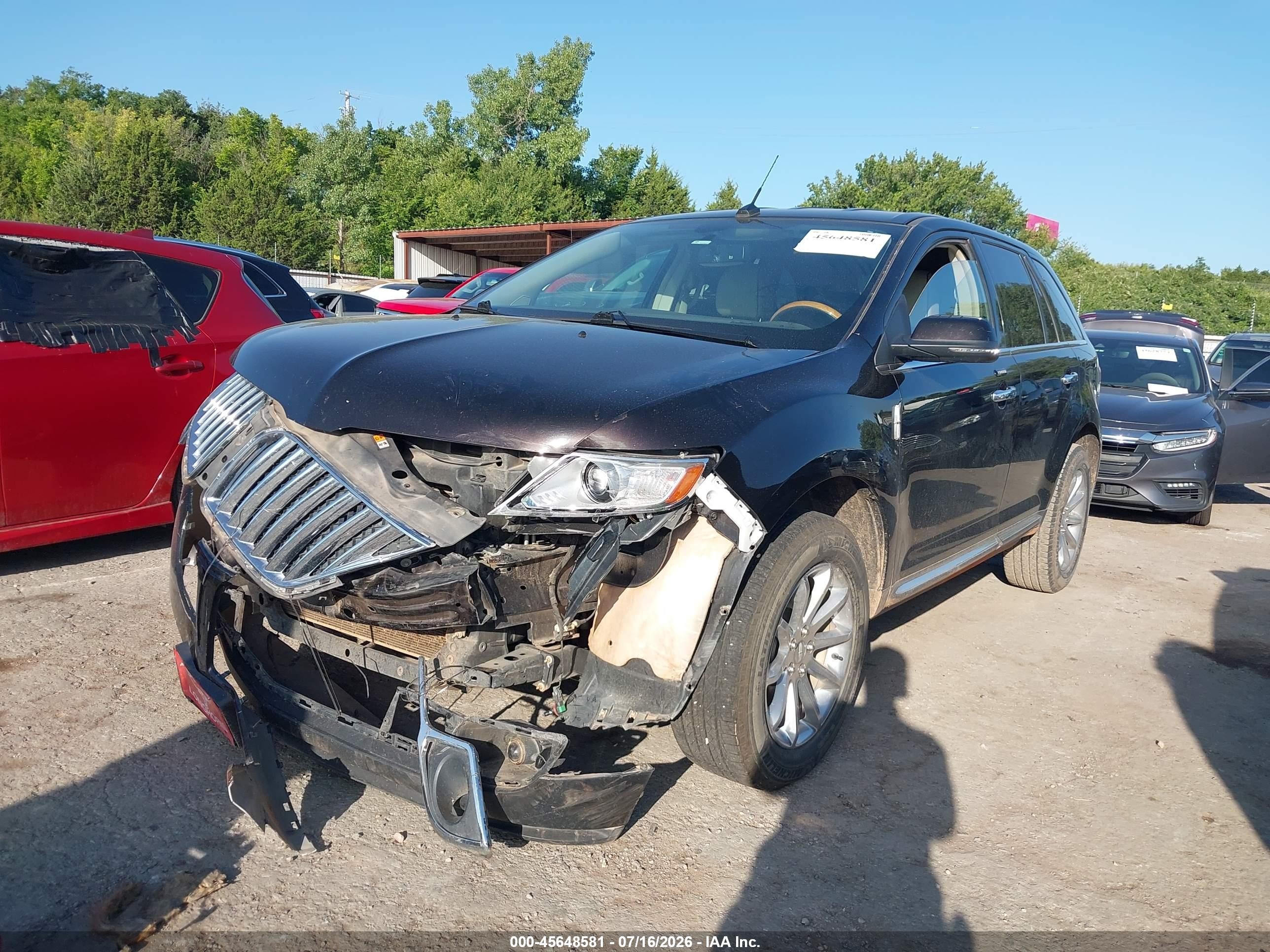 2013 Lincoln Mkx Black vin: 2LMDJ6JK1DBL43132