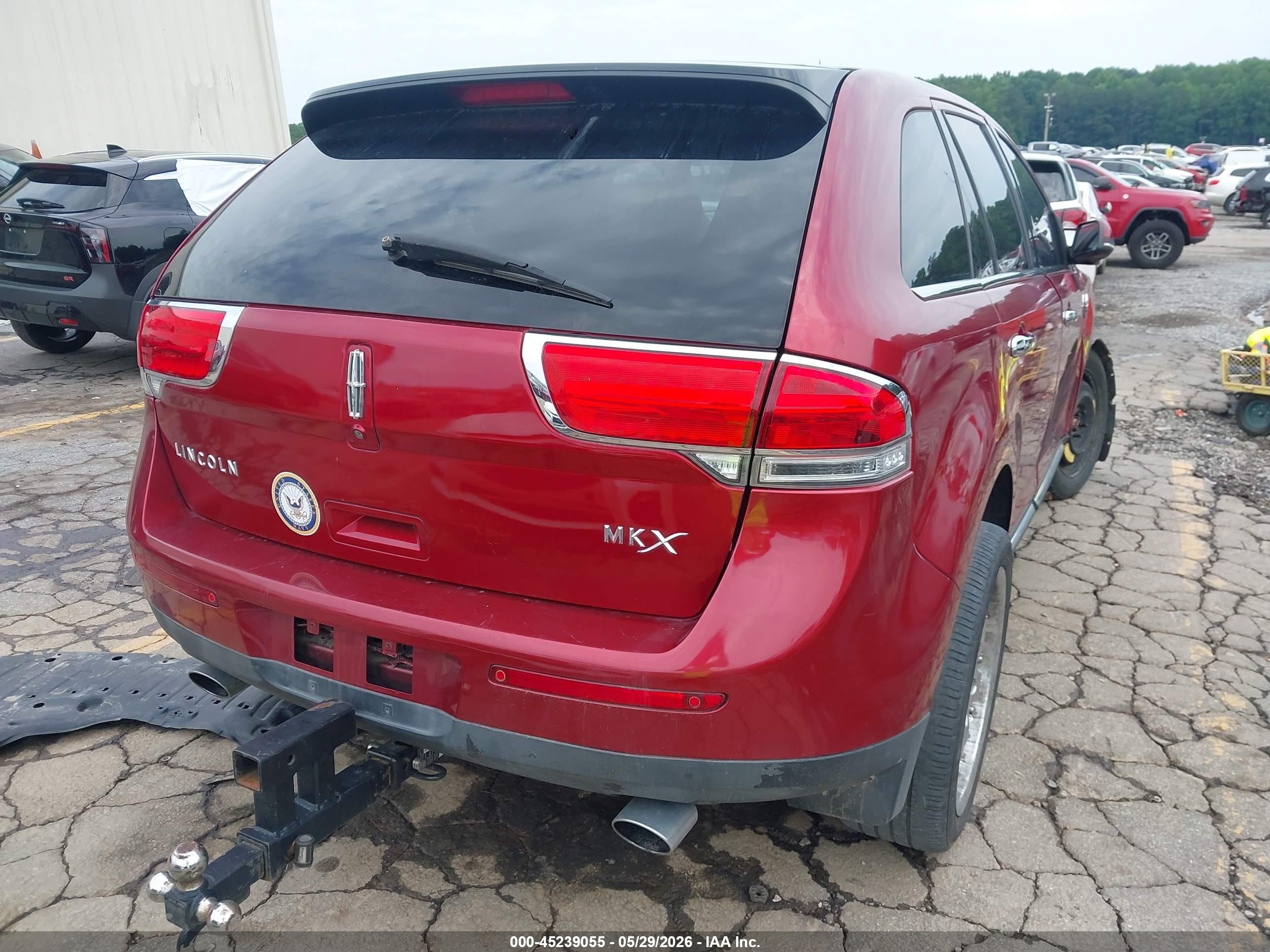 2013 Lincoln Mkx   Red vin: 2LMDJ6JK1DBL45723
