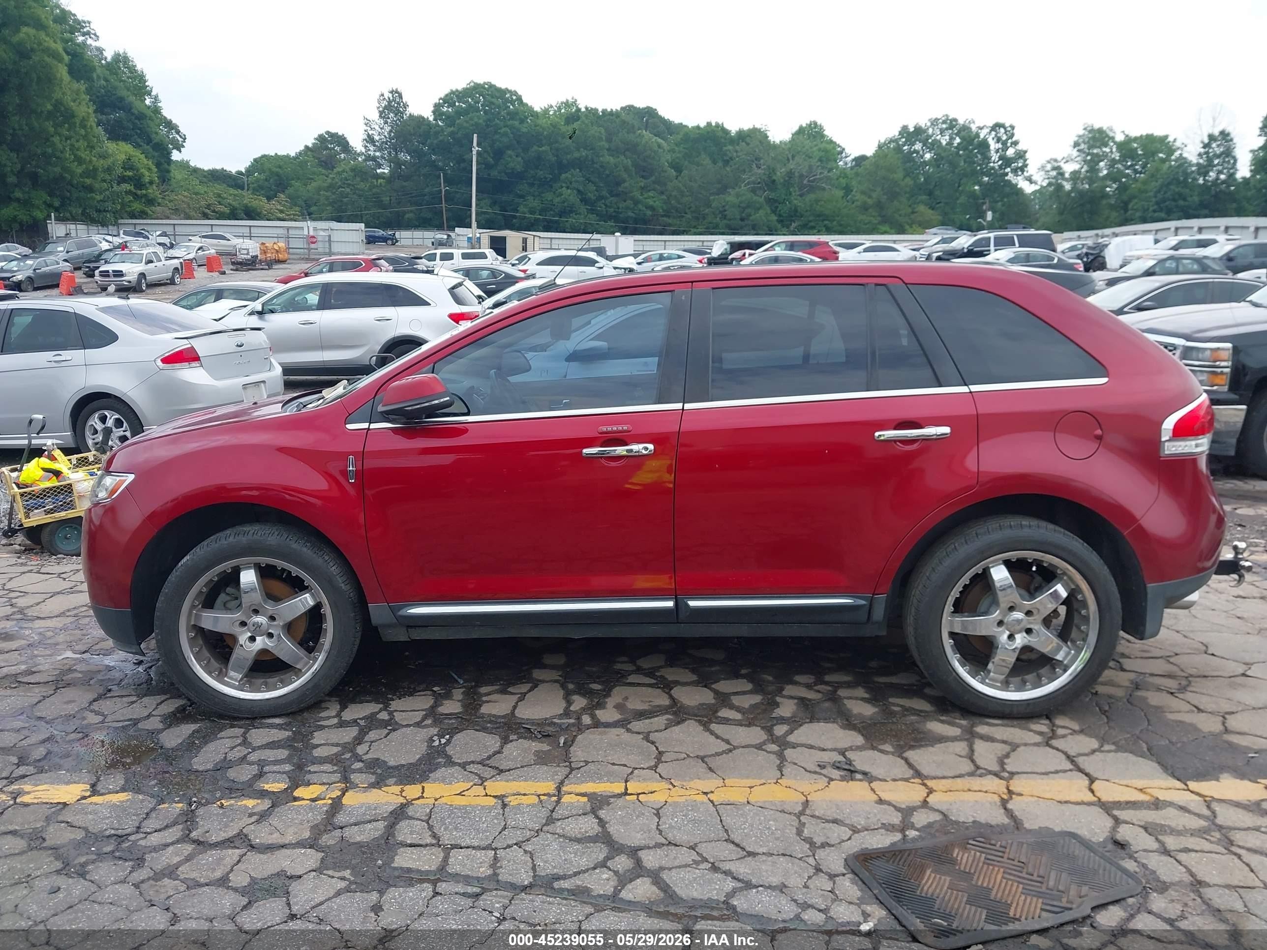 2013 Lincoln Mkx   Red vin: 2LMDJ6JK1DBL45723
