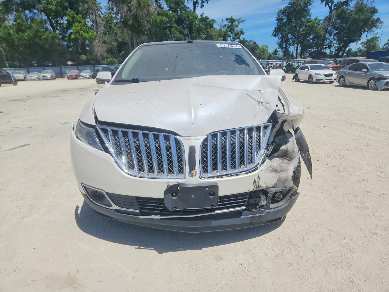 2014 Lincoln Mkx White vin: 2LMDJ6JK1EBL00377